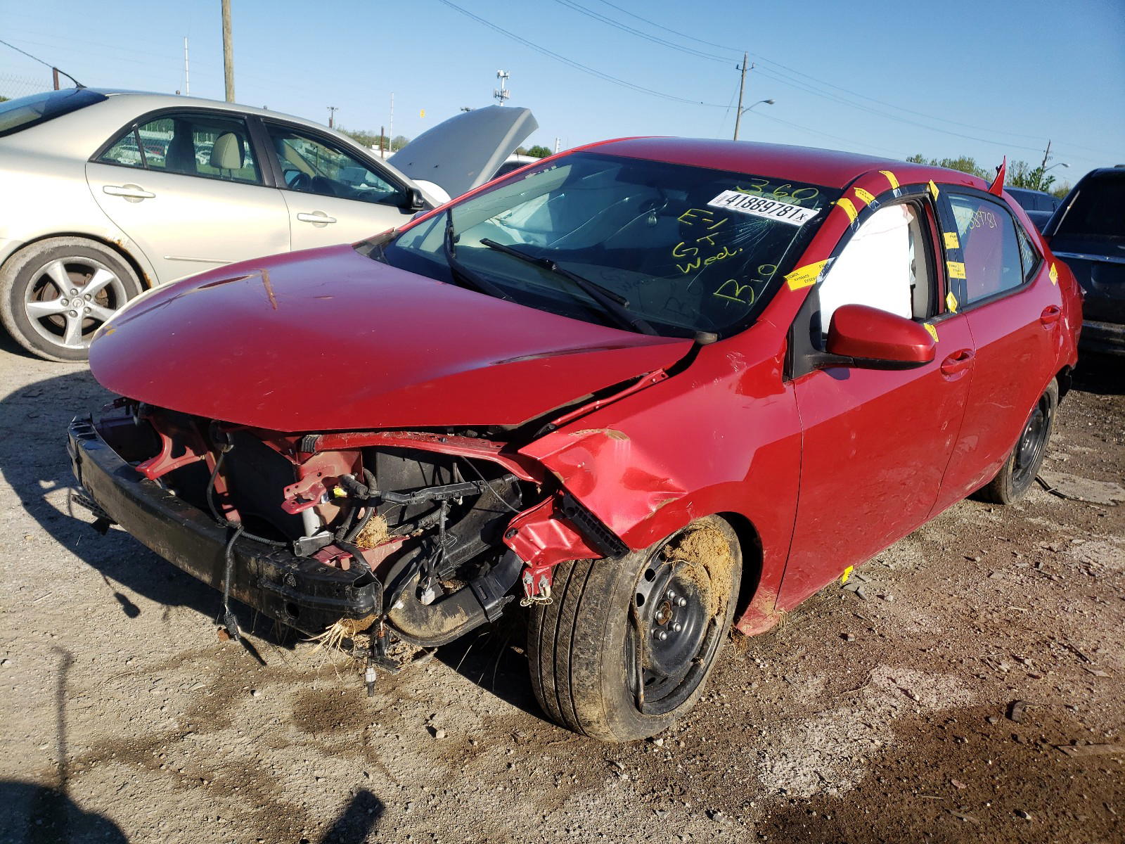 Photo 2 from auction – 2016 TOYOTA COROLLA L with VIN 2T1BURHE6GC615010