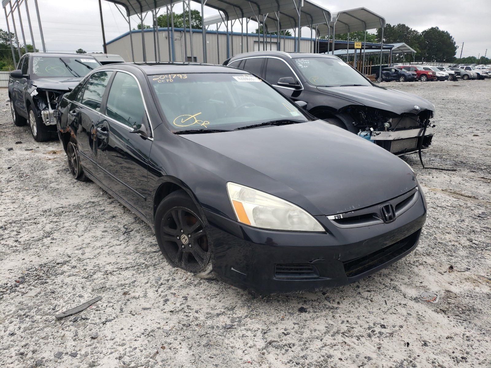 HONDA ACCORD EX 2007 with VIN 1HGCM56847A063099 - Photo from auction