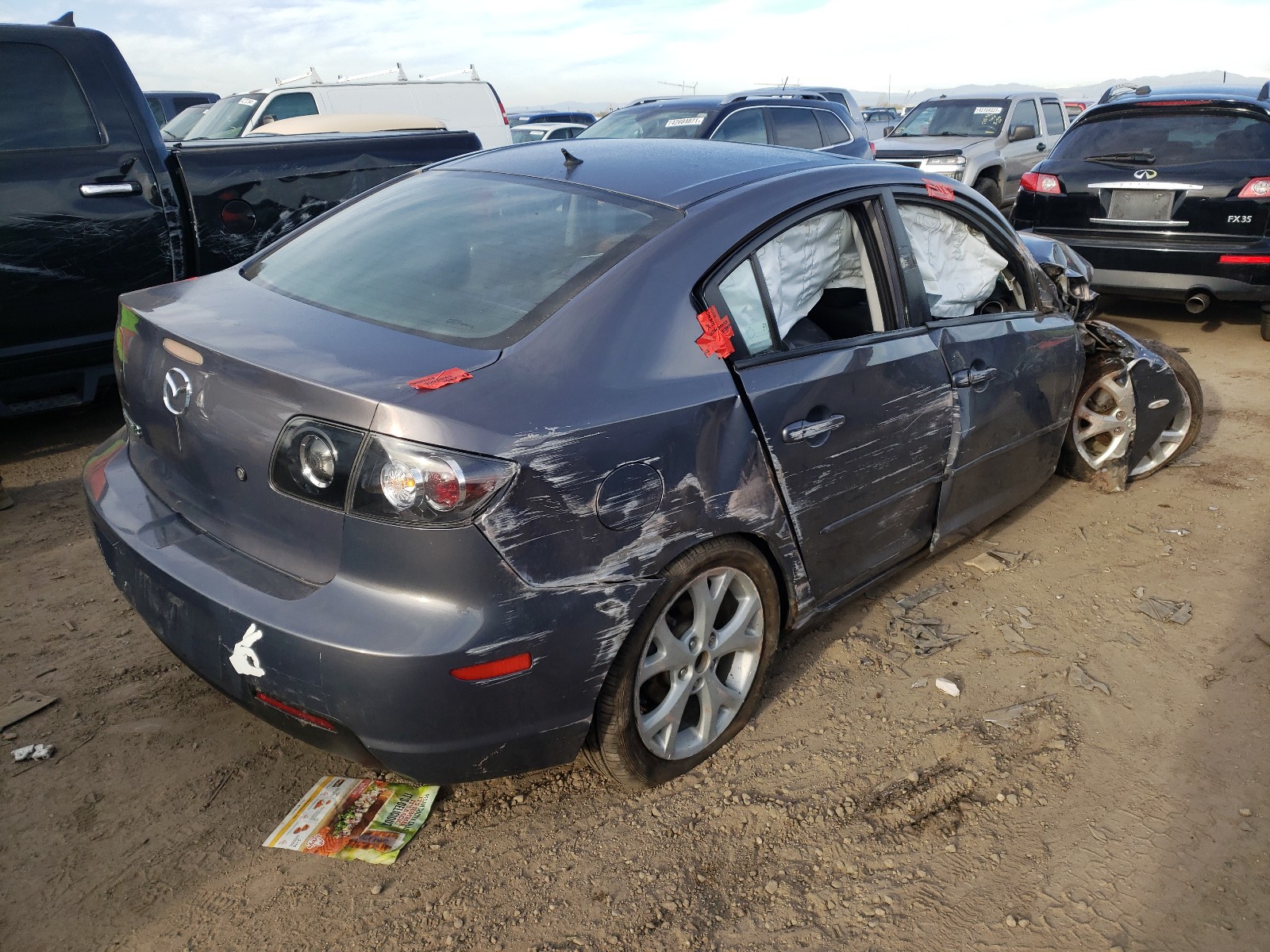Zdjęcie 4 z aukcji – 2008 MAZDA 3 I z VIN JM1BK32F581169314