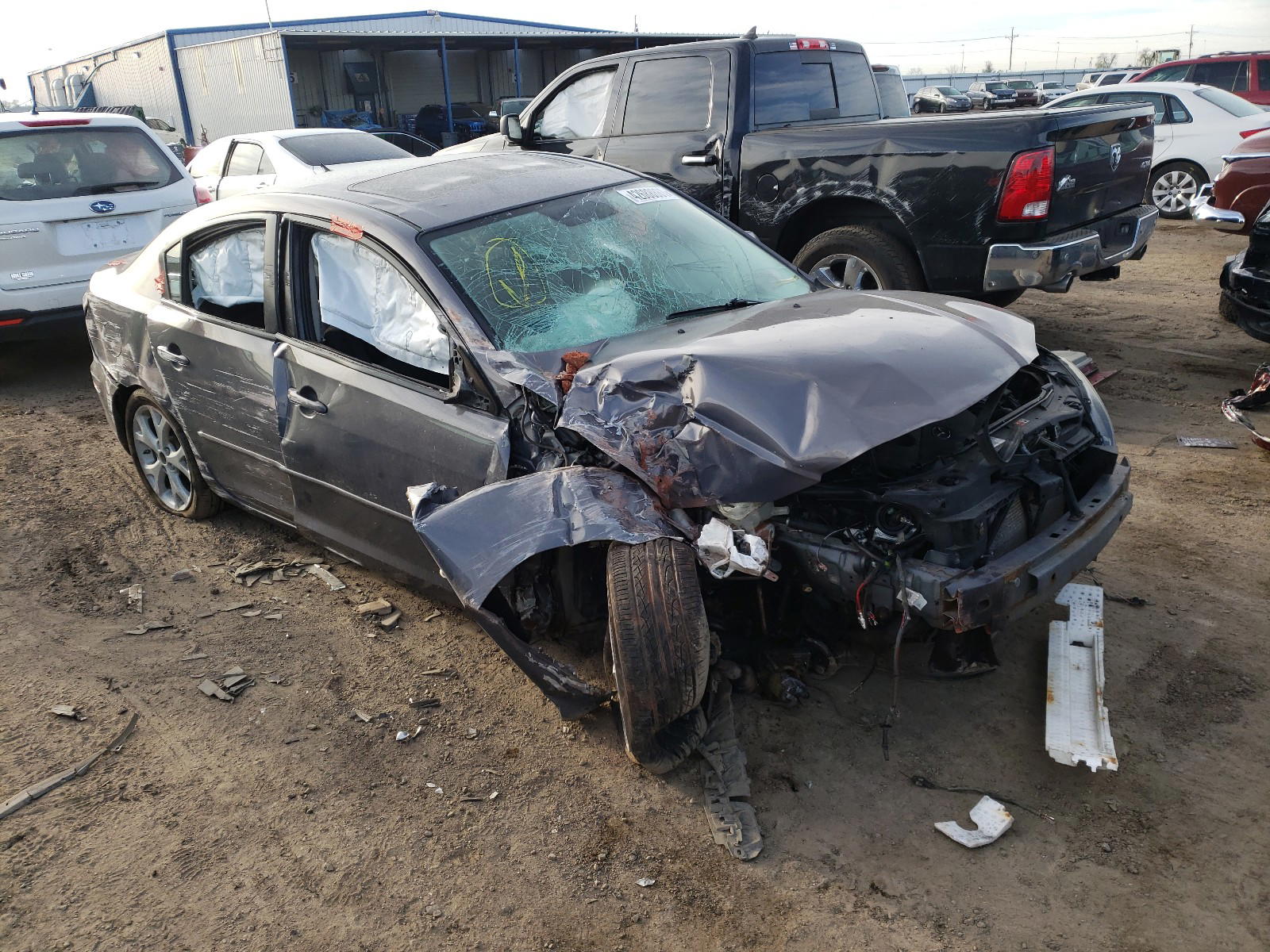 MAZDA 3 I 2008 with VIN JM1BK32F581169314 - Photo from auction