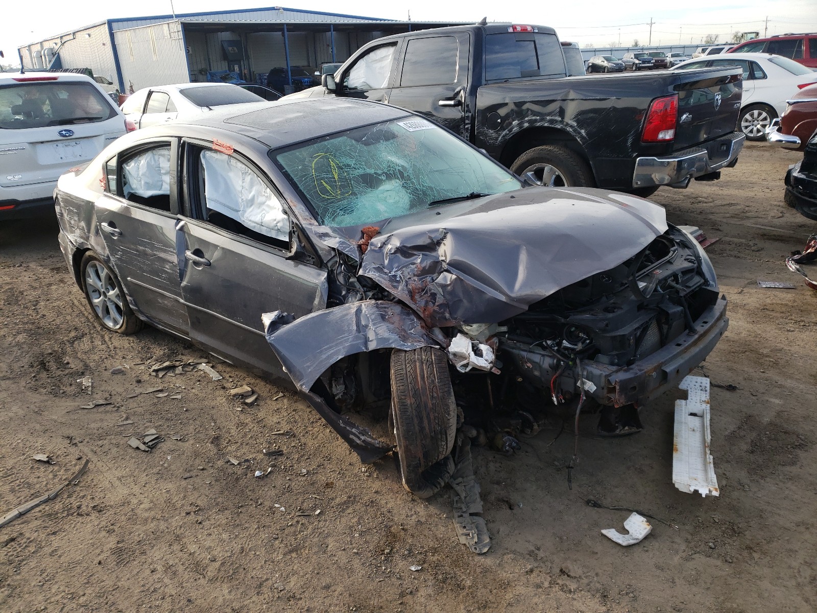 MAZDA 3 I 2008 z numerem VIN JM1BK32F581169314 - Zdjęcie z aukcji