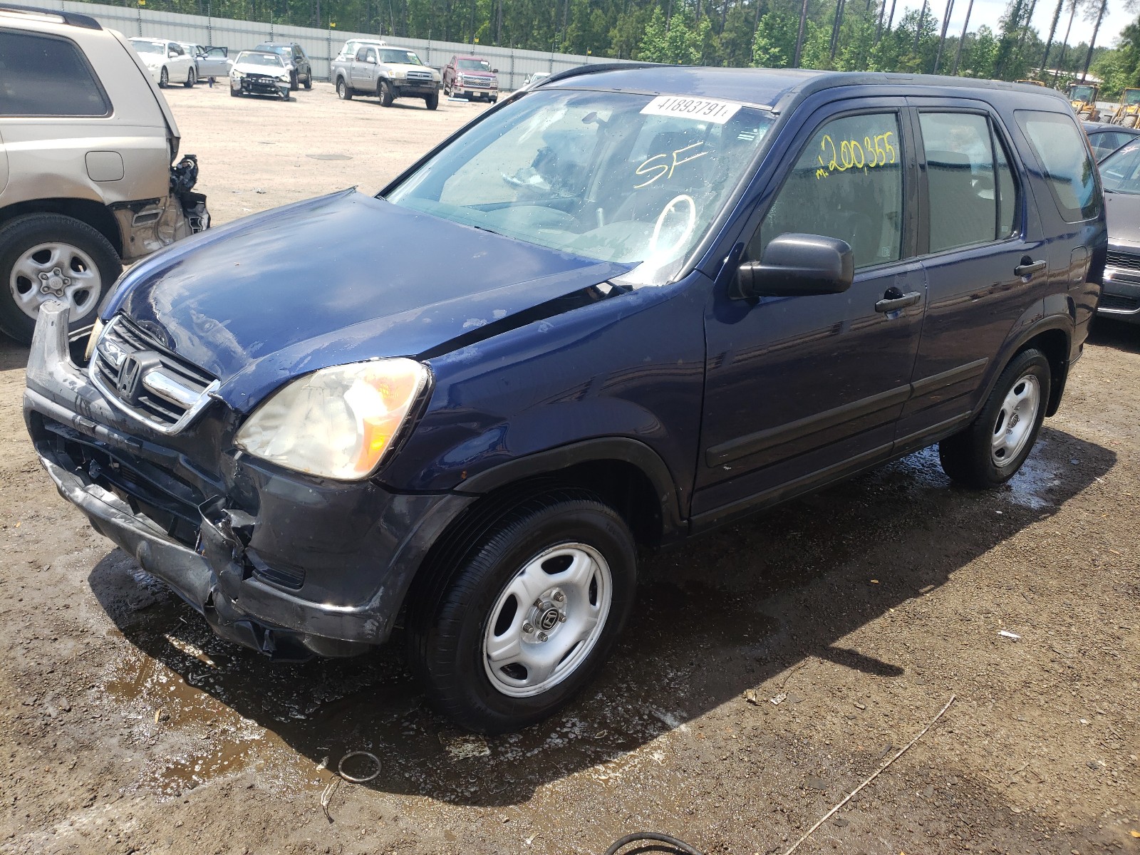 Photo 2 from auction – 2003 HONDA CR-V LX with VIN SHSRD68403U101785