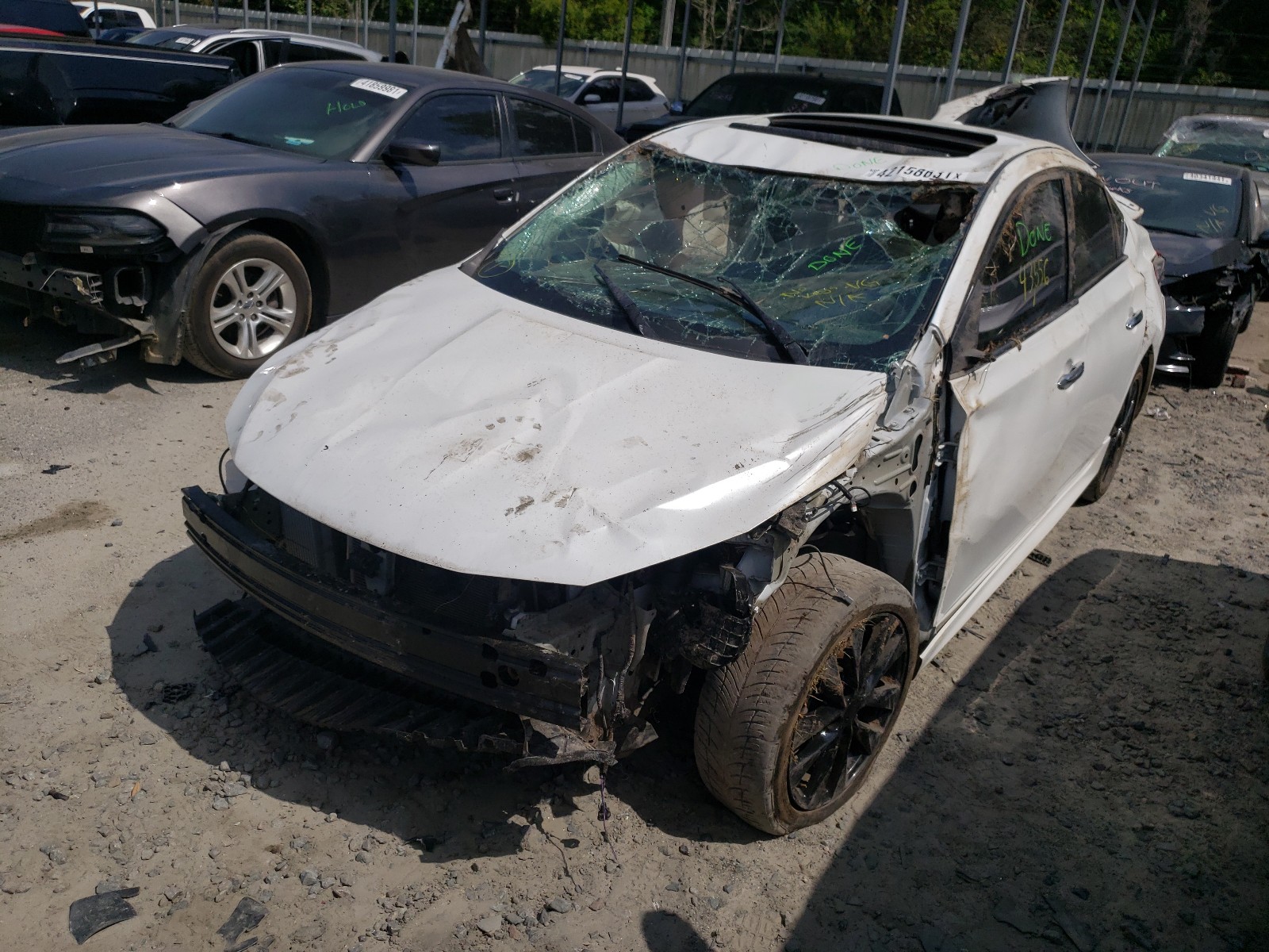 Photo 2 from auction – 2017 NISSAN SENTRA SR with VIN 3N1CB7AP9HY276127