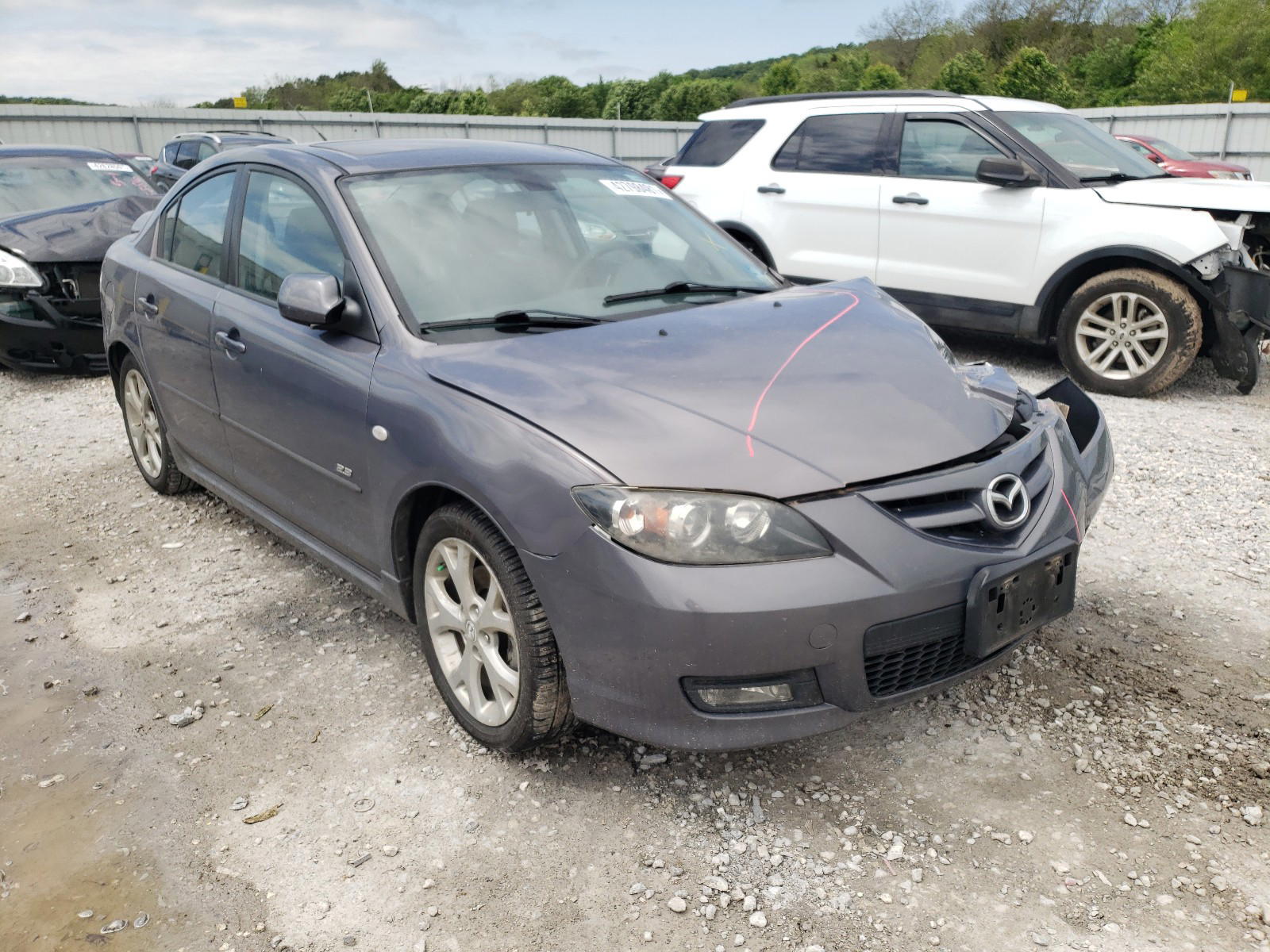MAZDA 3 S 2008 with VIN JM1BK324581801727 - Photo from auction