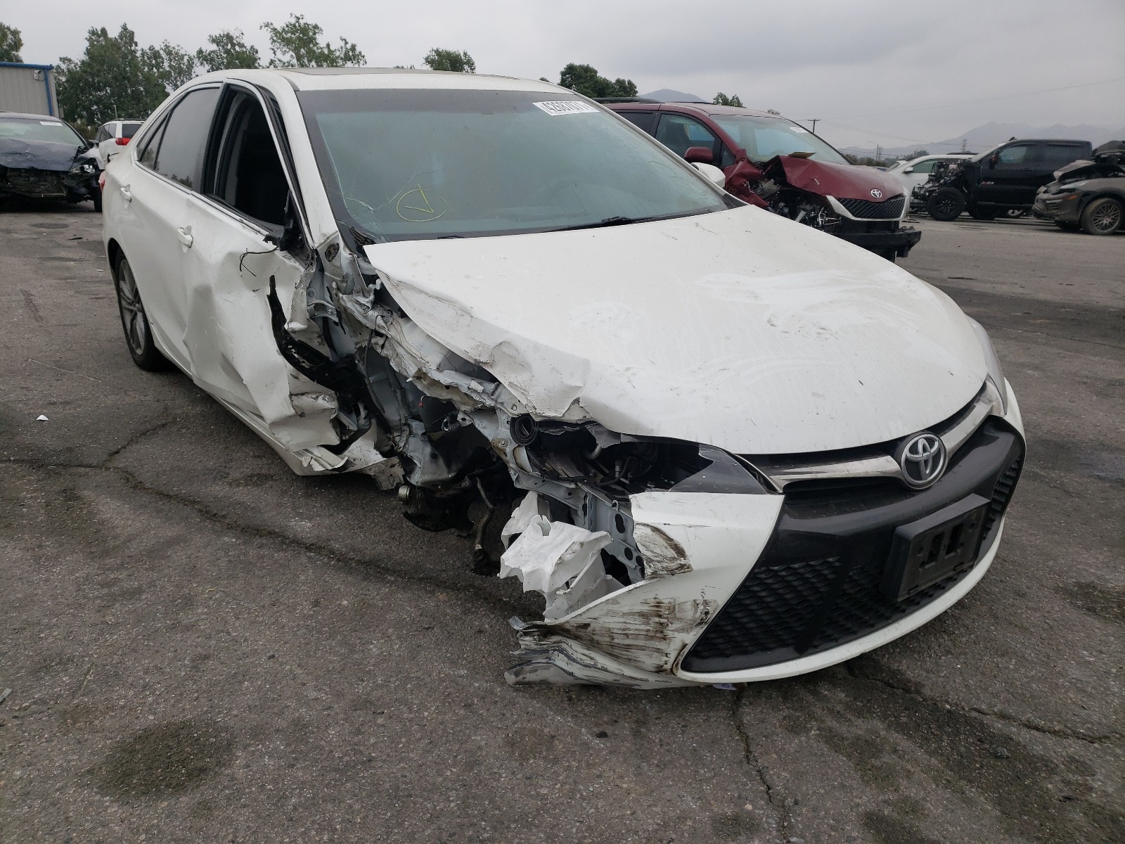 TOYOTA CAMRY LE 2017 with VIN 4T1BF1FK0HU429631 - Photo from auction