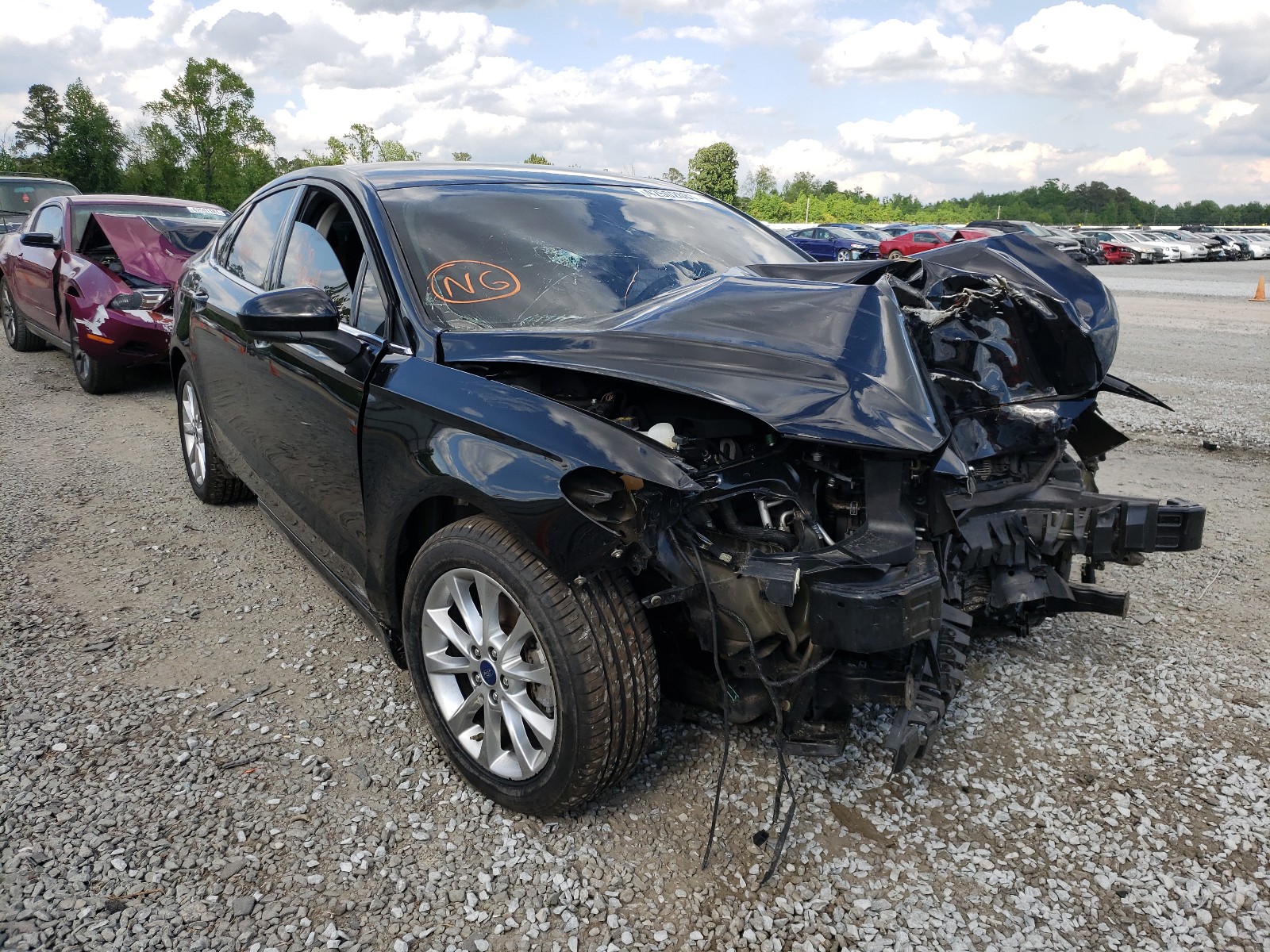 Photo 1 from auction – 2017 FORD FUSION SE with VIN 3FA6P0HD4HR153303
