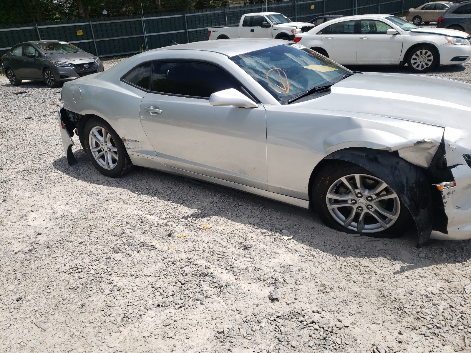 Photo 9 from auction – 2015 CHEVROLET CAMARO LS with VIN 2G1FB1E33F9181177