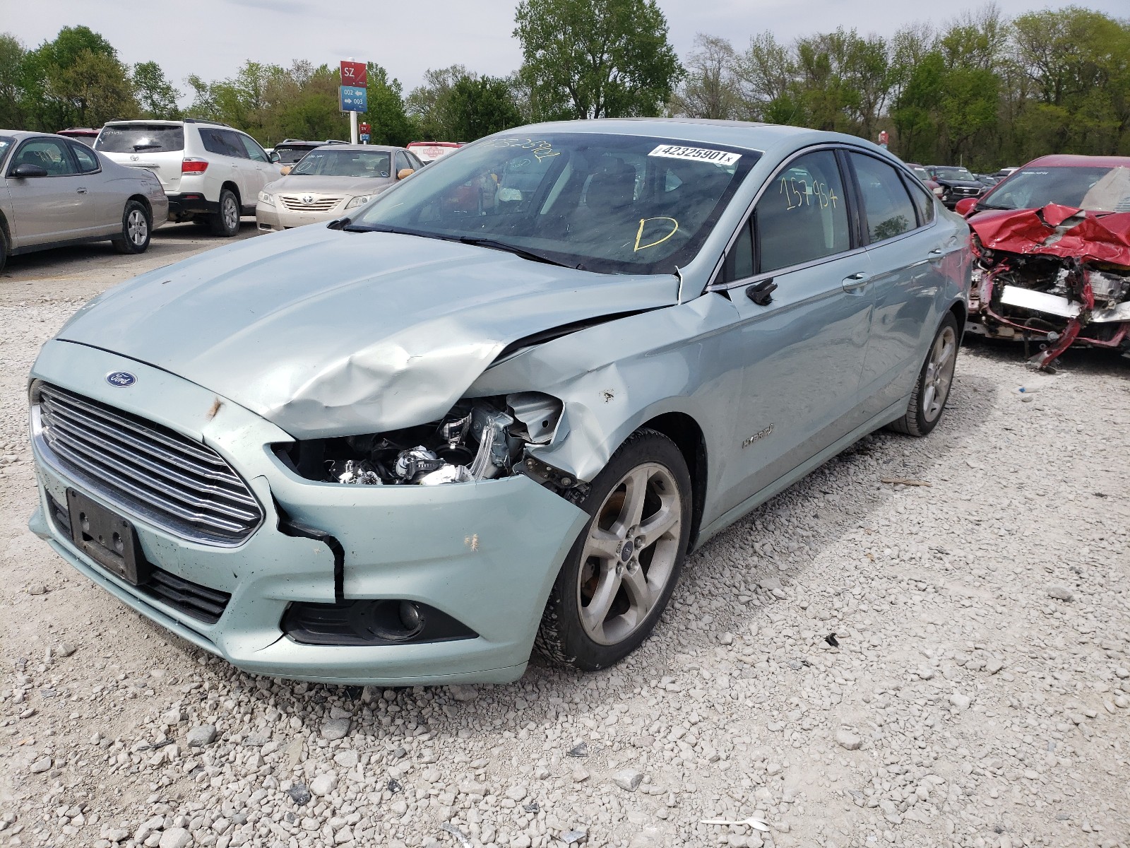 Photo 2 from auction – 2013 FORD FUSION SE with VIN 3FA6P0LU1DR340077