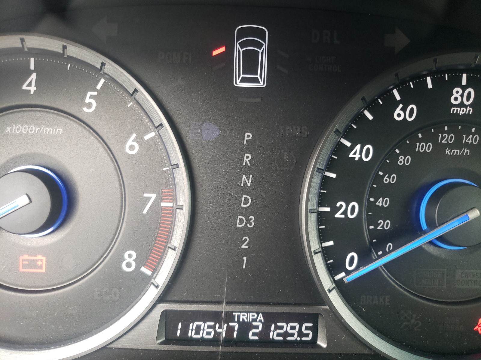 Photo 8 from auction – 2012 HONDA CROSSTOUR with VIN 5J6TF1H58CL001234