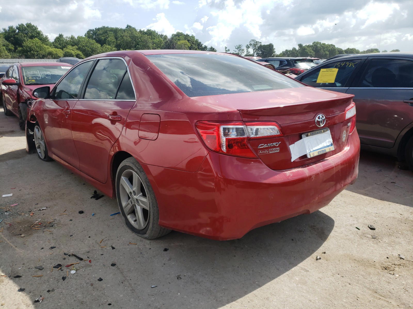 Photo 3 from auction – 2012 TOYOTA CAMRY BASE with VIN 4T1BF1FK1CU593205