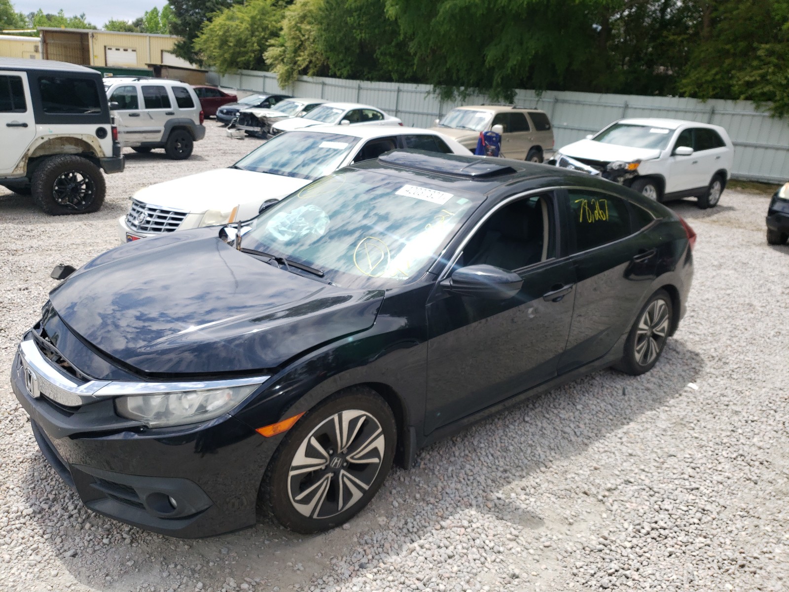 Photo 2 from auction – 2016 HONDA CIVIC EXL with VIN 19XFC1F77GE000431