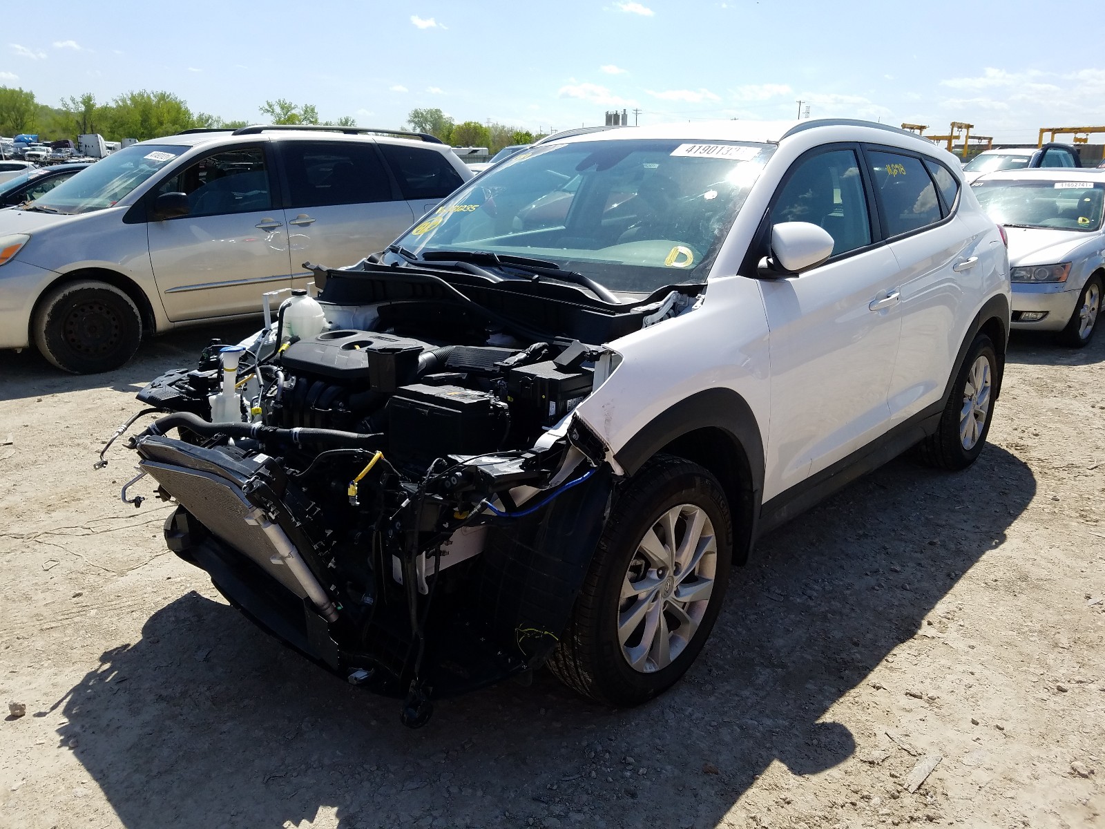 Photo 2 from auction – 2020 HYUNDAI TUCSON LIM with VIN KM8J3CA48LU231235