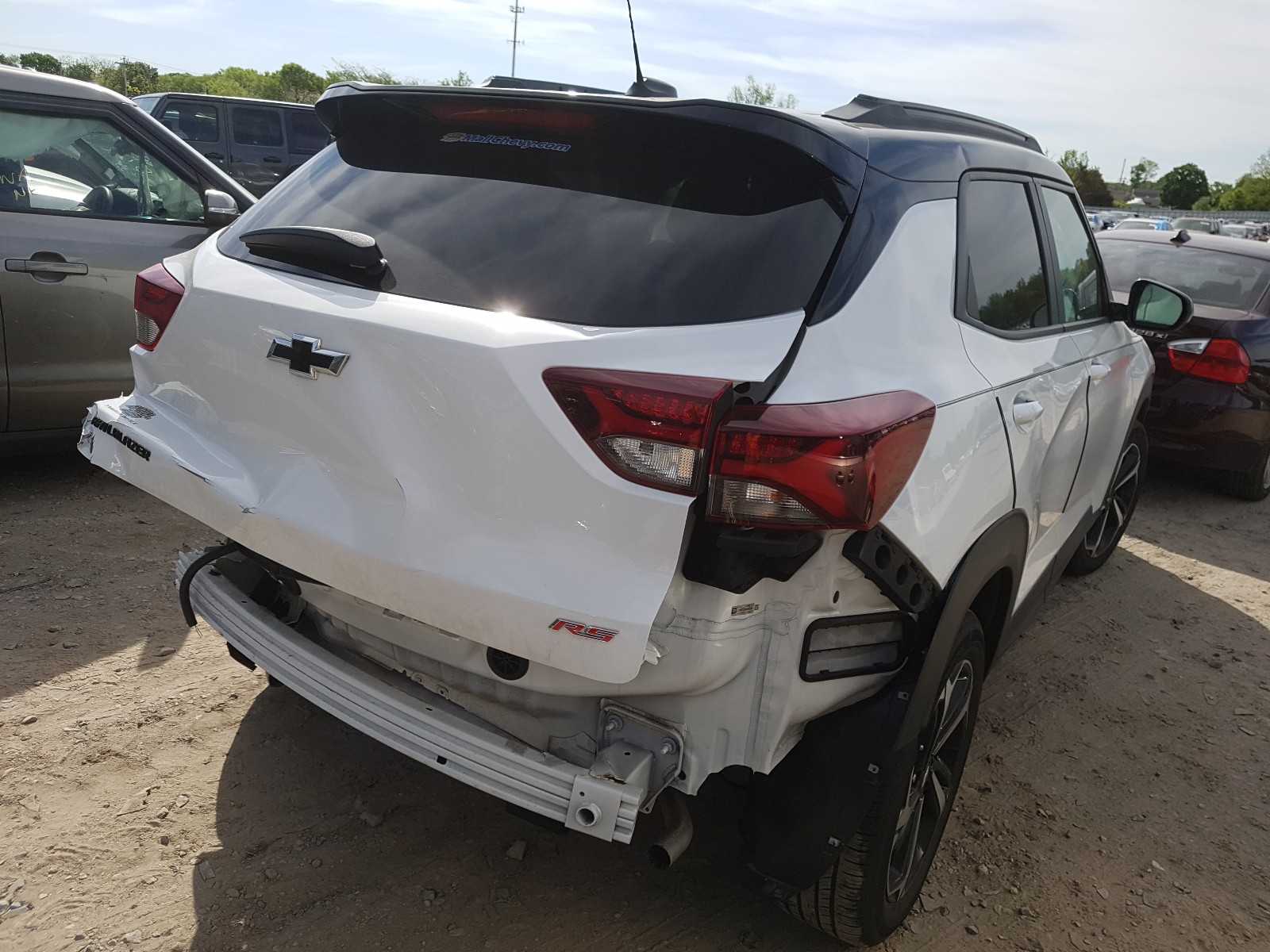 Photo 4 from auction – 2021 CHEVROLET TRAILBLAZE with VIN KL79MTSL8MB004566