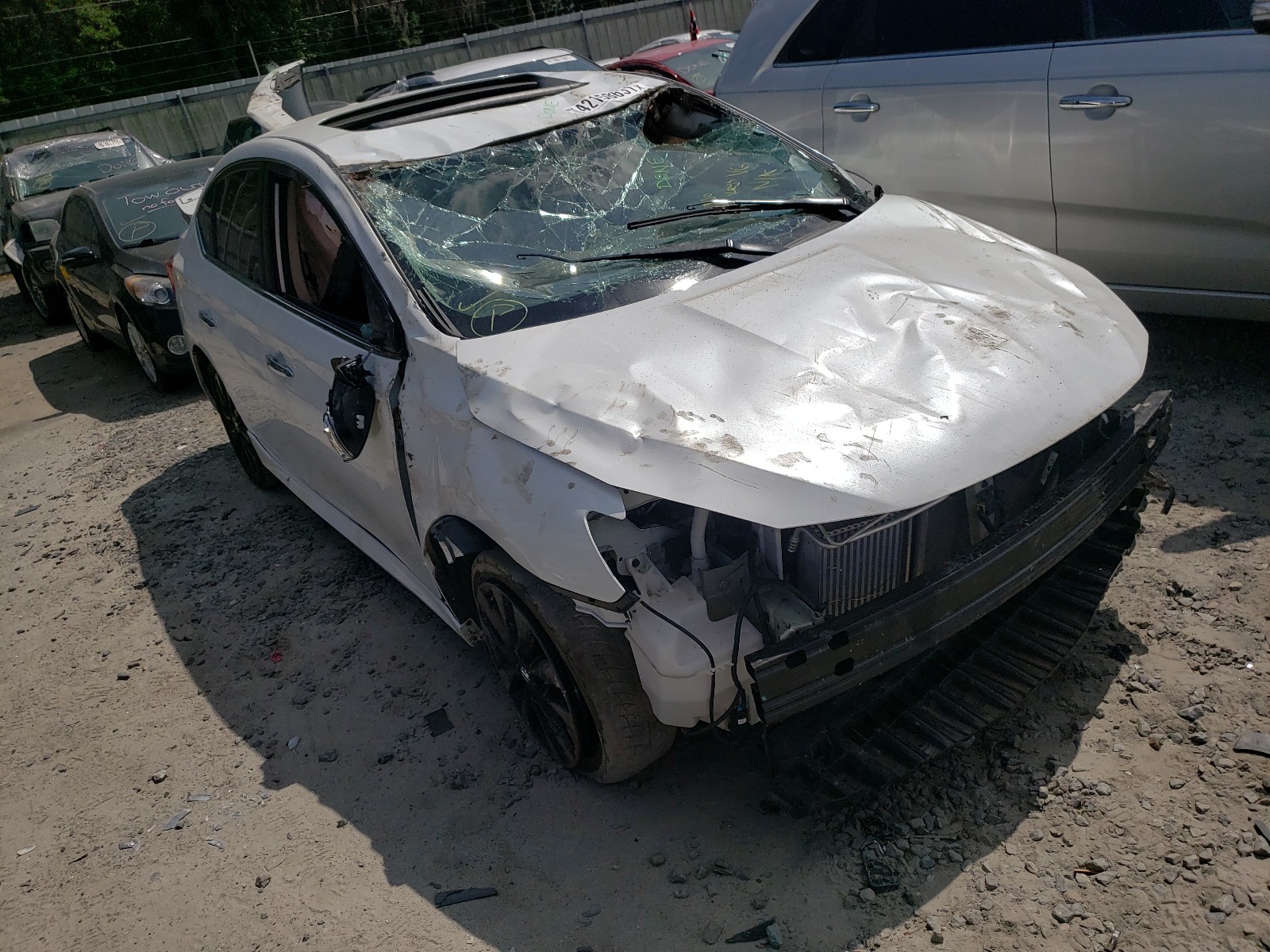NISSAN SENTRA SR 2017 with VIN 3N1CB7AP9HY276127 - Photo from auction