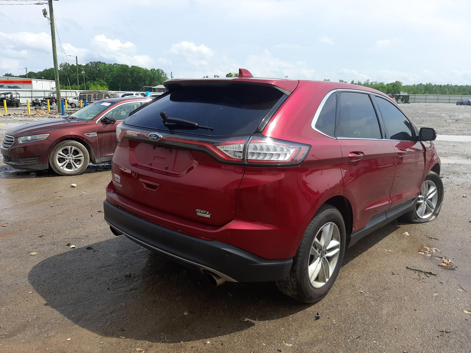 Photo 4 from auction – 2015 FORD EDGE SEL with VIN 2FMTK3J91FBB07812