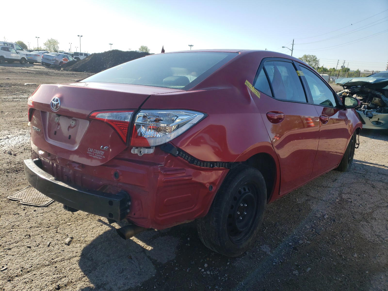 Photo 4 from auction – 2016 TOYOTA COROLLA L with VIN 2T1BURHE6GC615010