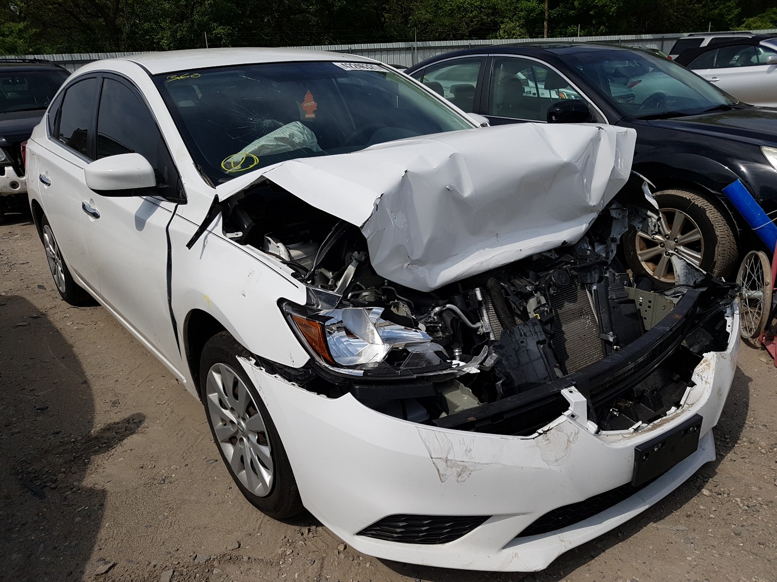 NISSAN SENTRA S 2016 with VIN 3N1AB7AP2GY330700 - Photo from auction