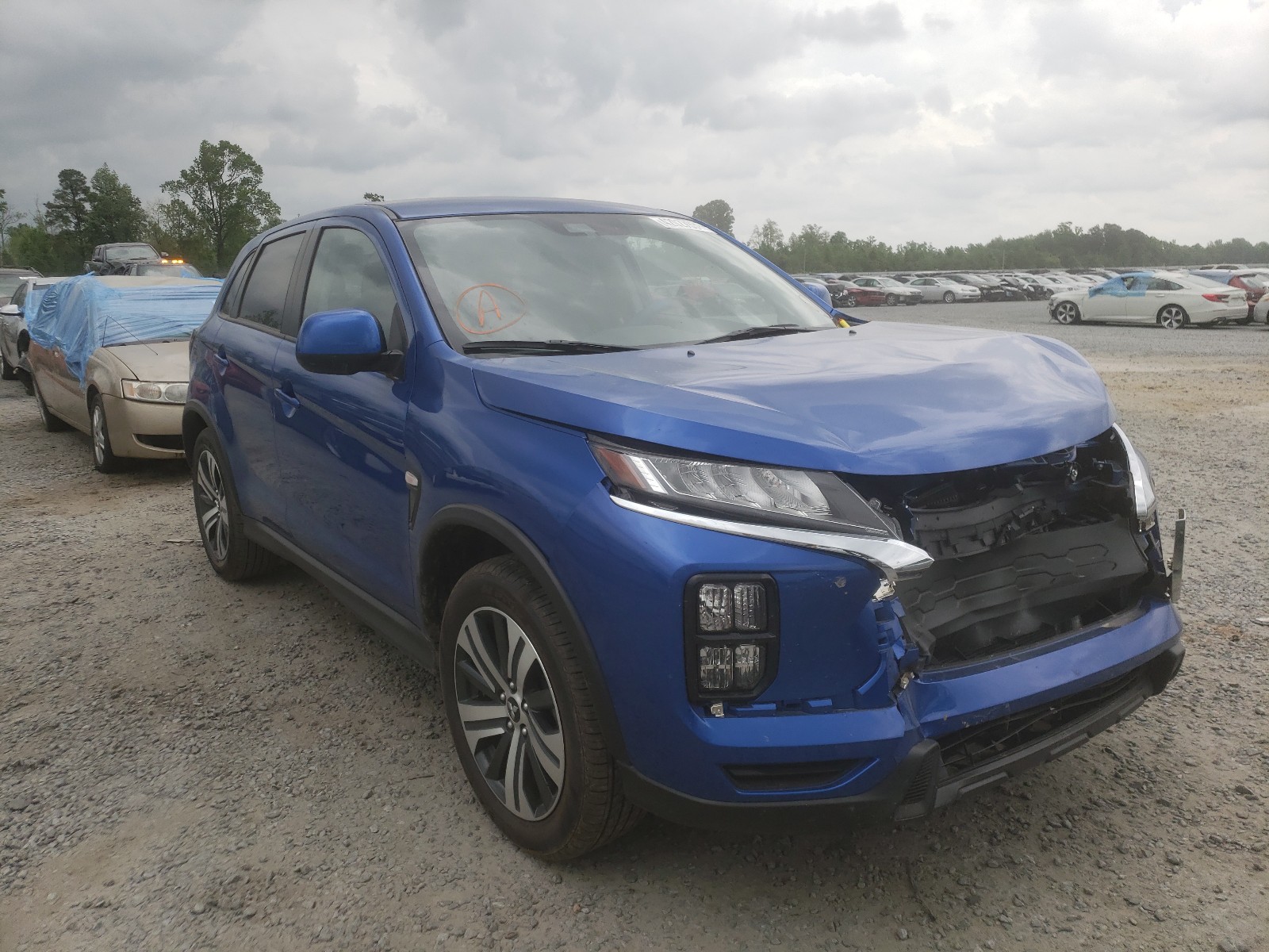 MITSUBISHI OUTLANDER 2021 with VIN JA4APUAU8MU005173 - Photo from auction