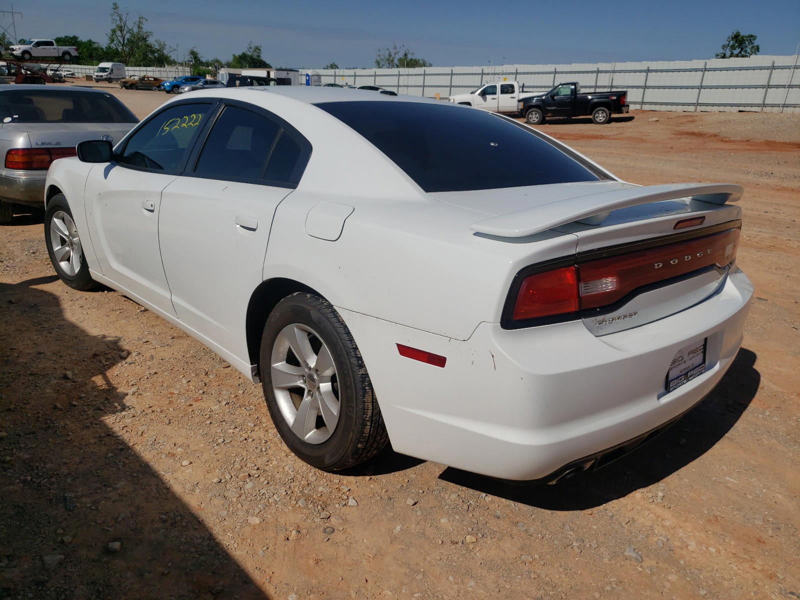 Photo 3 from auction – 2012 DODGE CHARGER SX with VIN 2C3CDXHGXCH275973