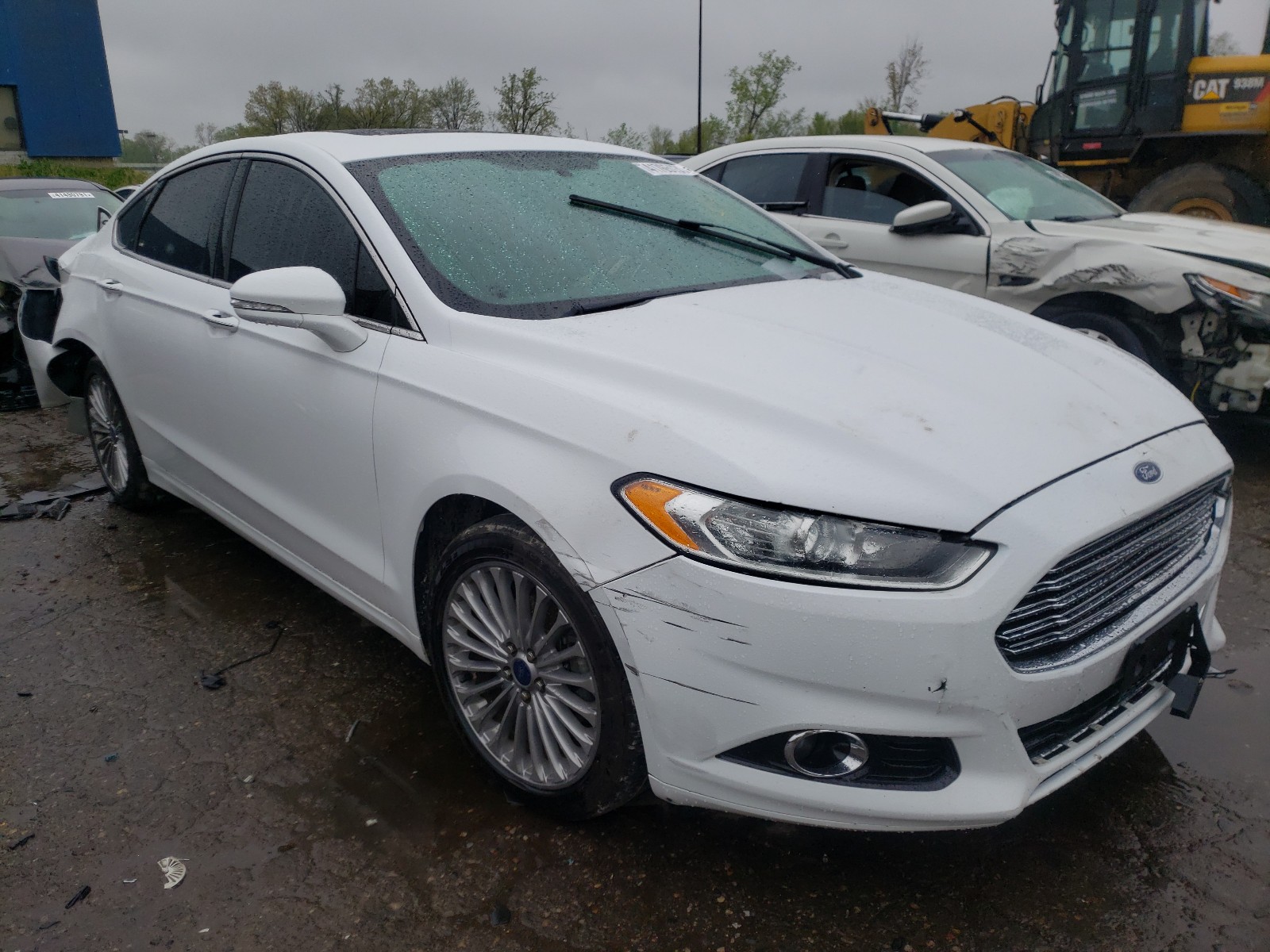 FORD FUSION TIT 2014 with VIN 3FA6P0K91ER360733 - Photo from auction