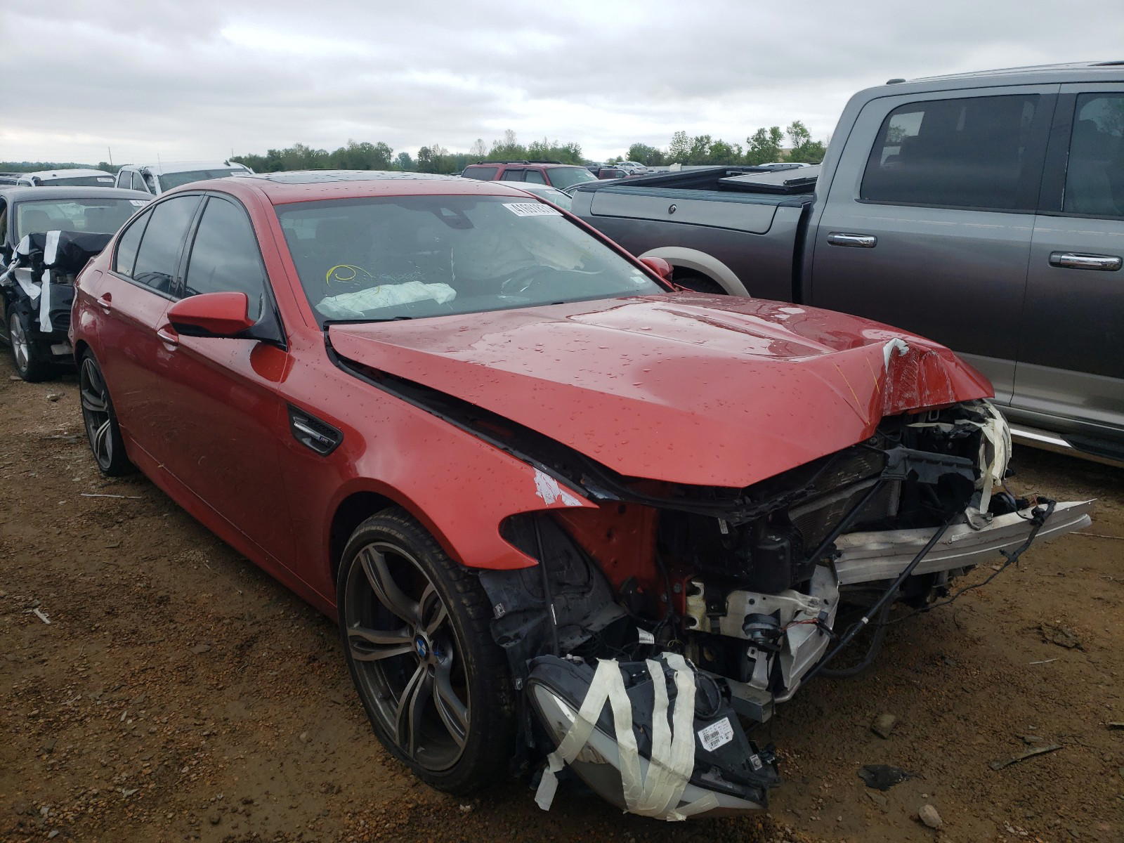 BMW M5 2013 with VIN WBSFV9C55DC773132 - Photo from auction