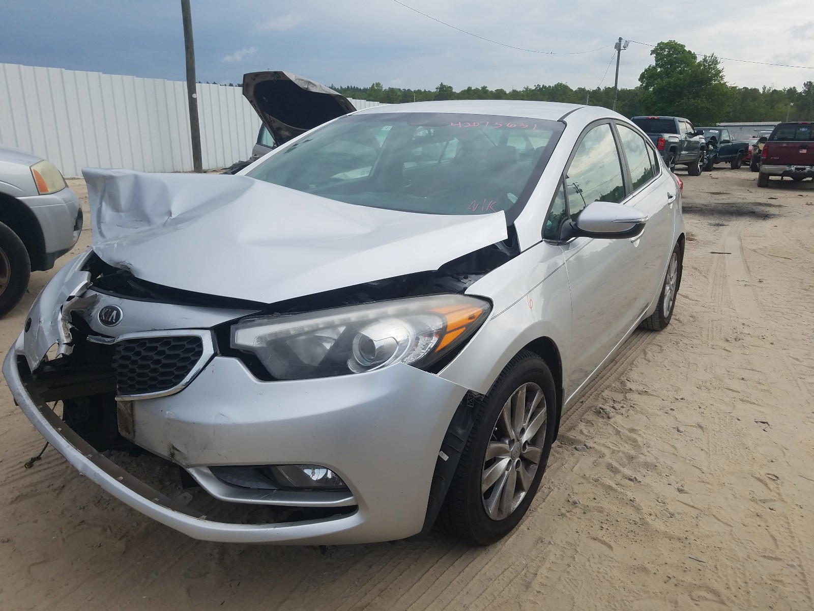 Photo 2 from auction – 2015 KIA FORTE EX with VIN KNAFX4A84F5267779