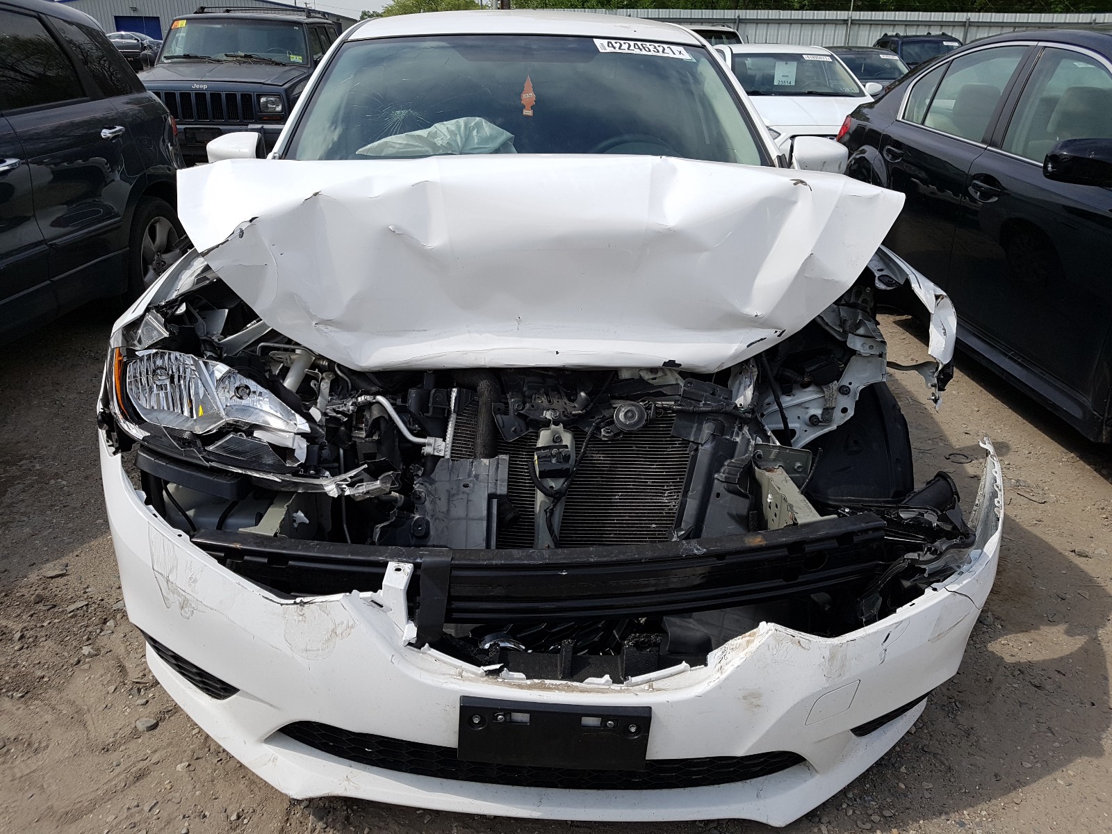 Photo 7 from auction – 2016 NISSAN SENTRA S with VIN 3N1AB7AP2GY330700