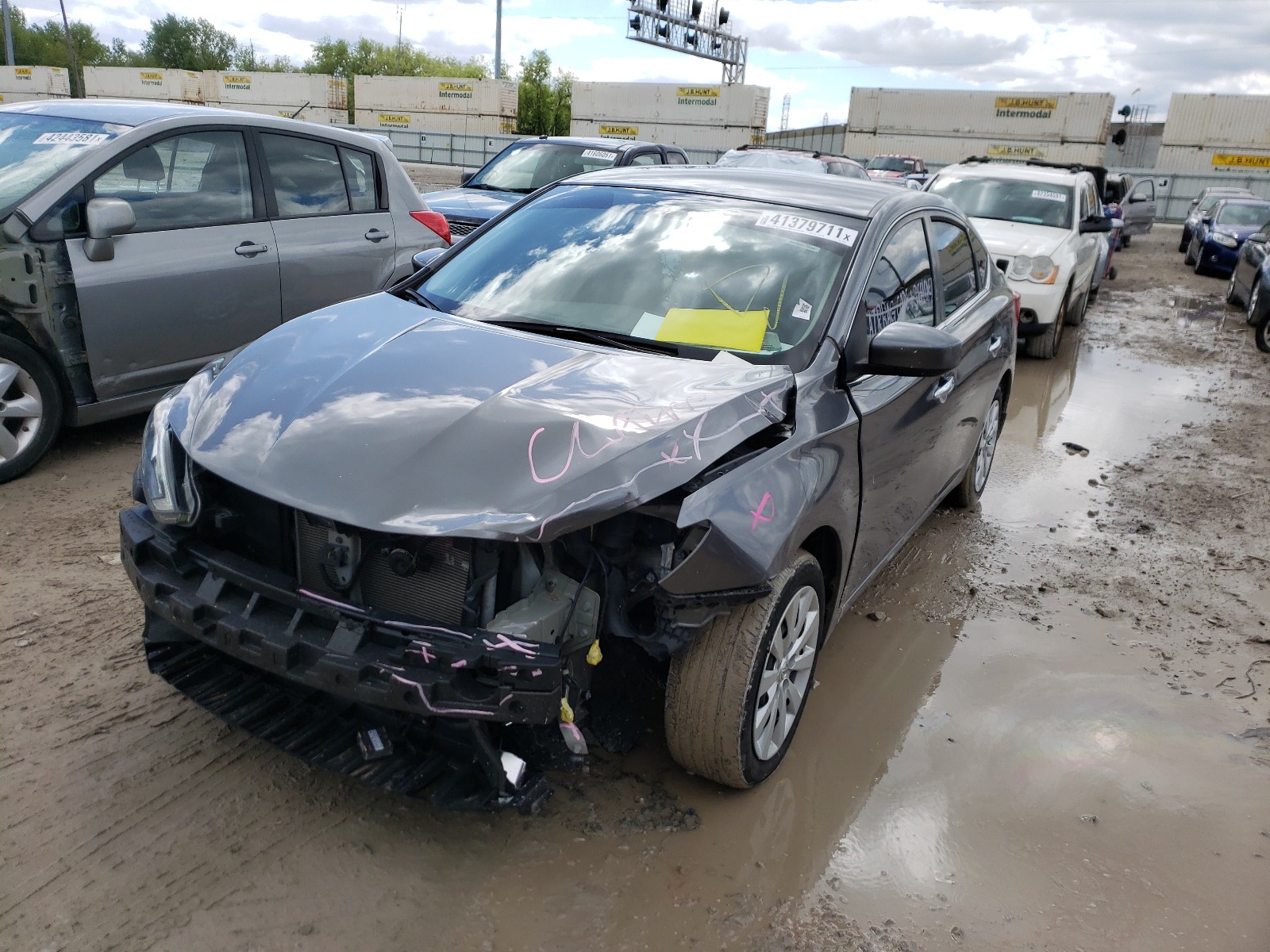 Photo 2 from auction – 2018 NISSAN SENTRA S with VIN 3N1AB7AP4JY306535