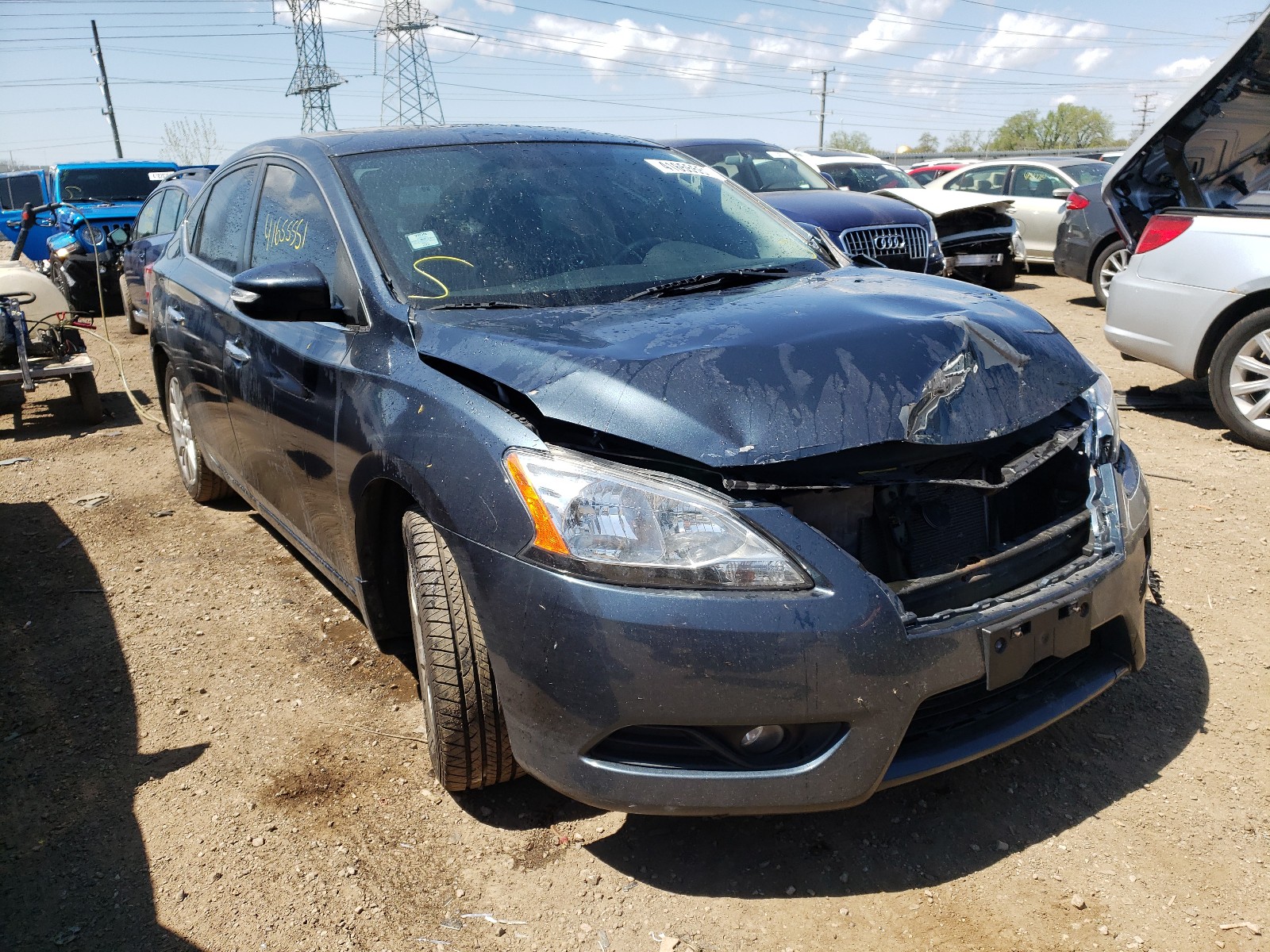 Photo 1 from auction – 2013 NISSAN SENTRA S with VIN 3N1AB7AP5DL738522