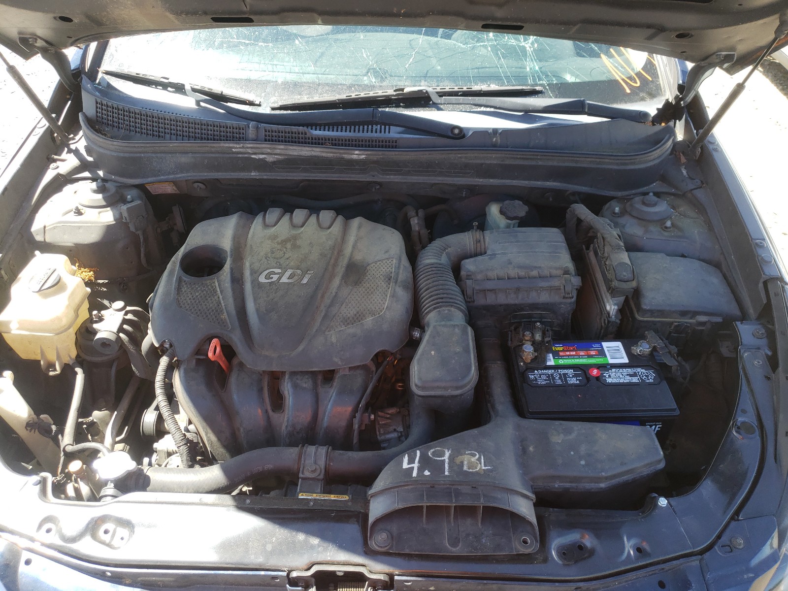 Photo 7 from auction – 2011 HYUNDAI SONATA GLS with VIN 5NPEB4AC3BH176868