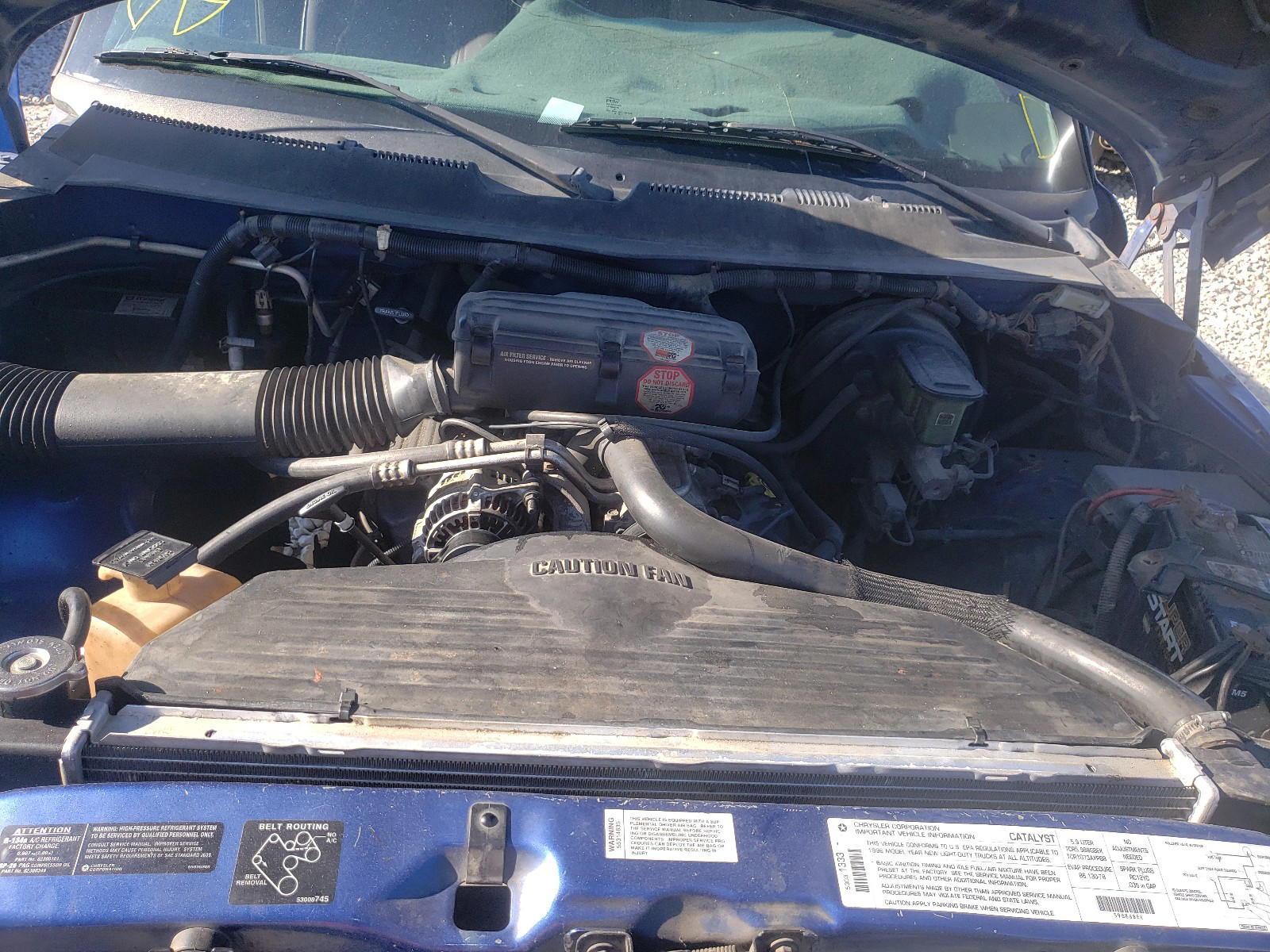 Photo 7 from auction – 1996 DODGE RAM with VIN 1B7HC16ZXTS700400