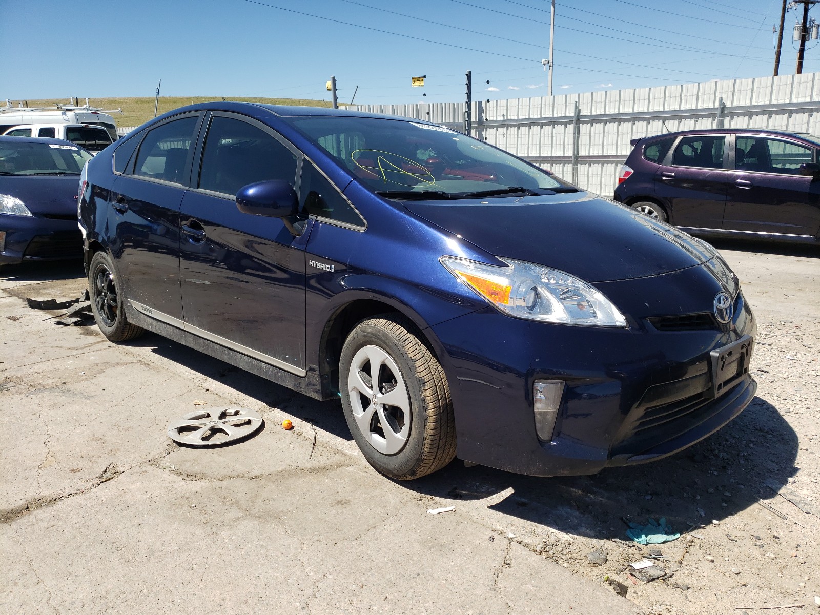 TOYOTA PRIUS 2014 with VIN JTDKN3DU7E0379269 - Photo from auction
