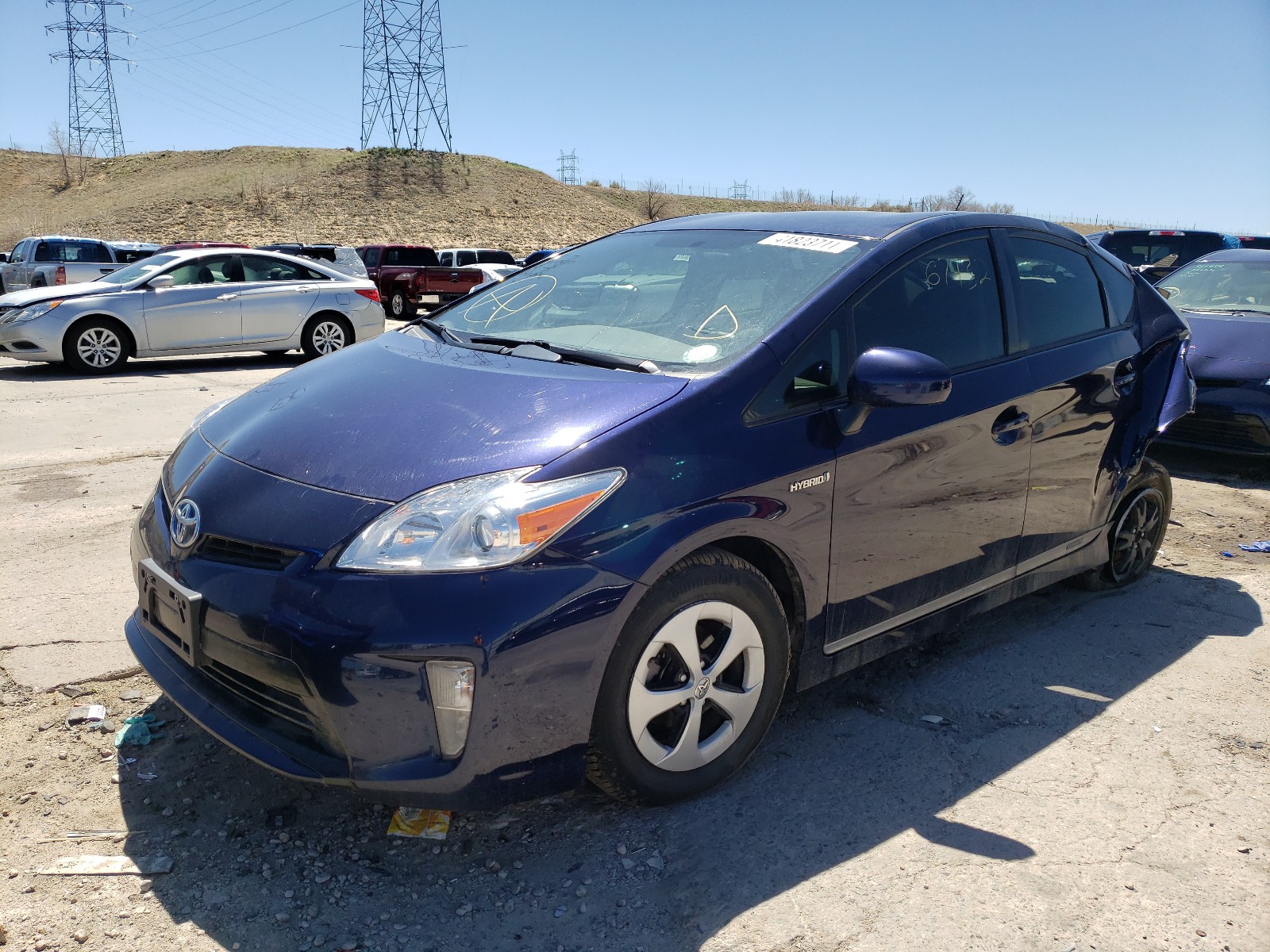 Photo 2 from auction – 2014 TOYOTA PRIUS with VIN JTDKN3DU7E0379269