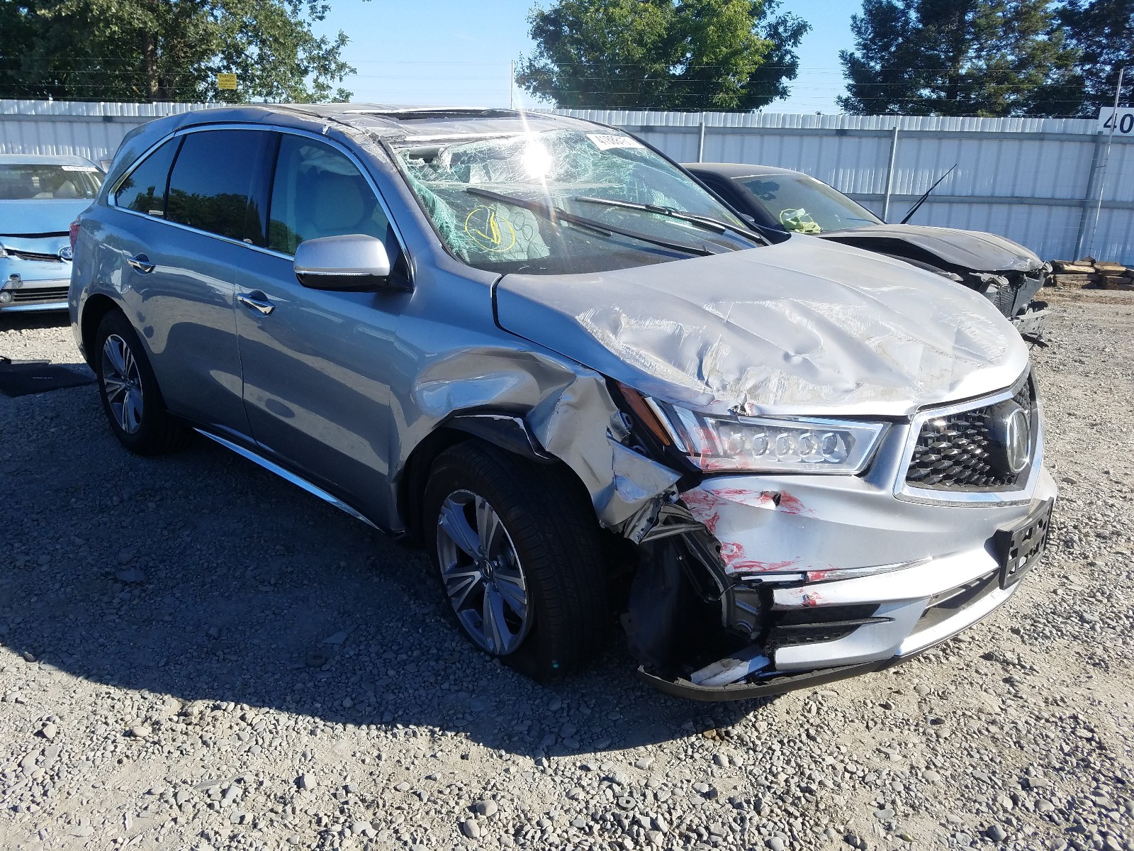 ACURA MDX 2020 with VIN 5J8YD3H30LL001547 - Photo from auction