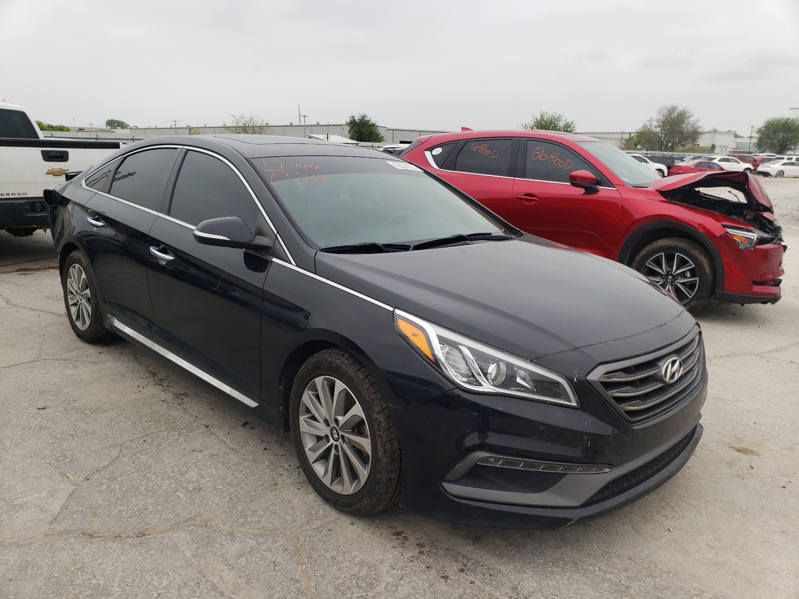 HYUNDAI SONATA SPO 2016 with VIN 5NPE34AF6GH432175 - Photo from auction