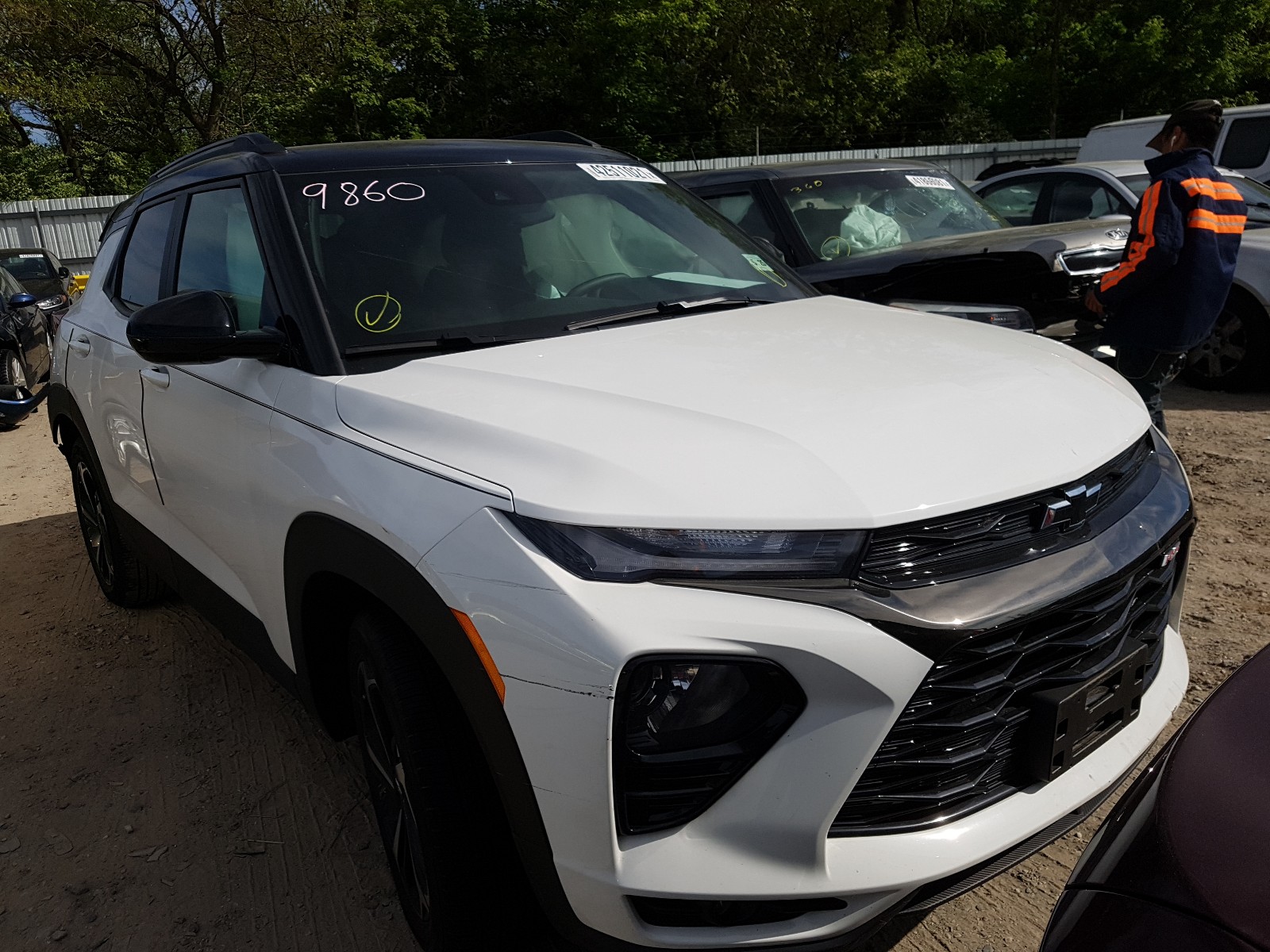 Photo 1 from auction – 2021 CHEVROLET TRAILBLAZE with VIN KL79MTSL8MB004566