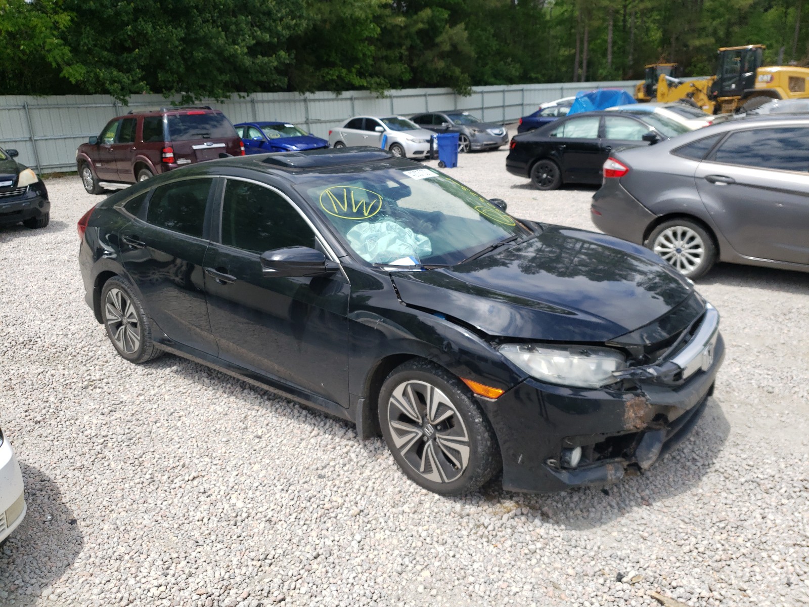 HONDA CIVIC EXL 2016 with VIN 19XFC1F77GE000431 - Photo from auction
