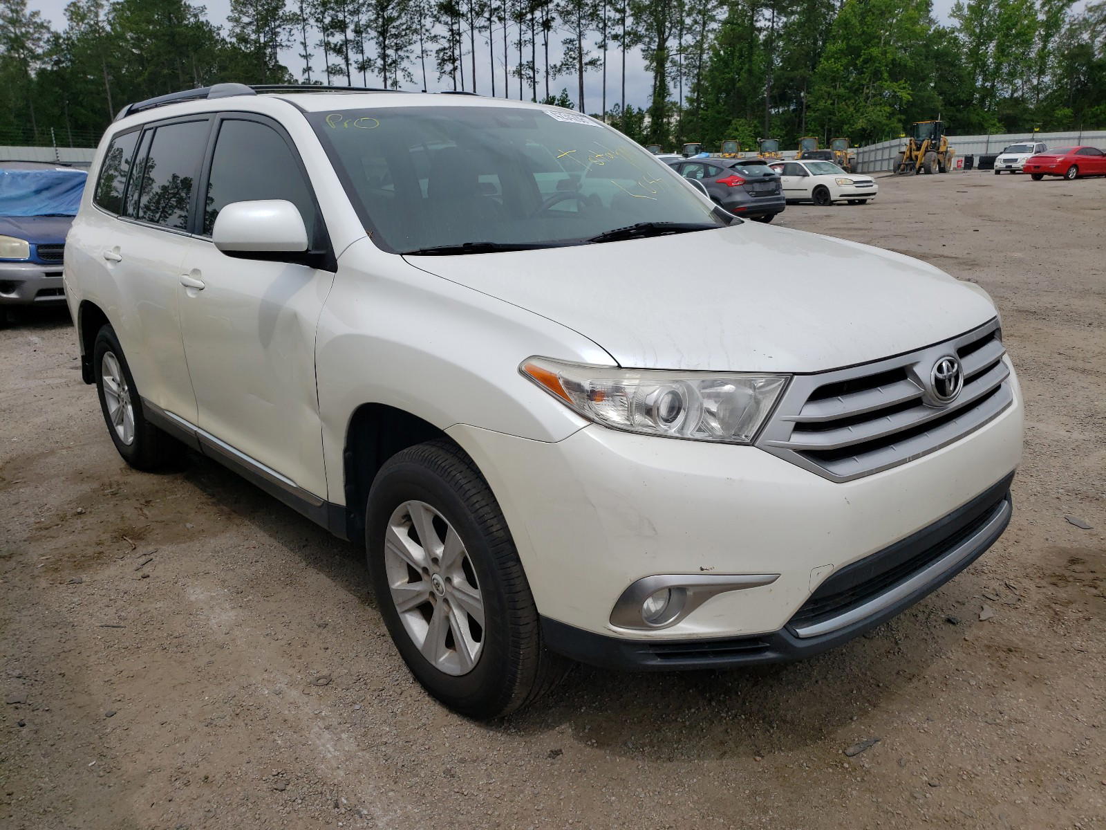 TOYOTA HIGHLANDER 2012 with VIN 5TDBK3EH6CS128781 - Photo from auction