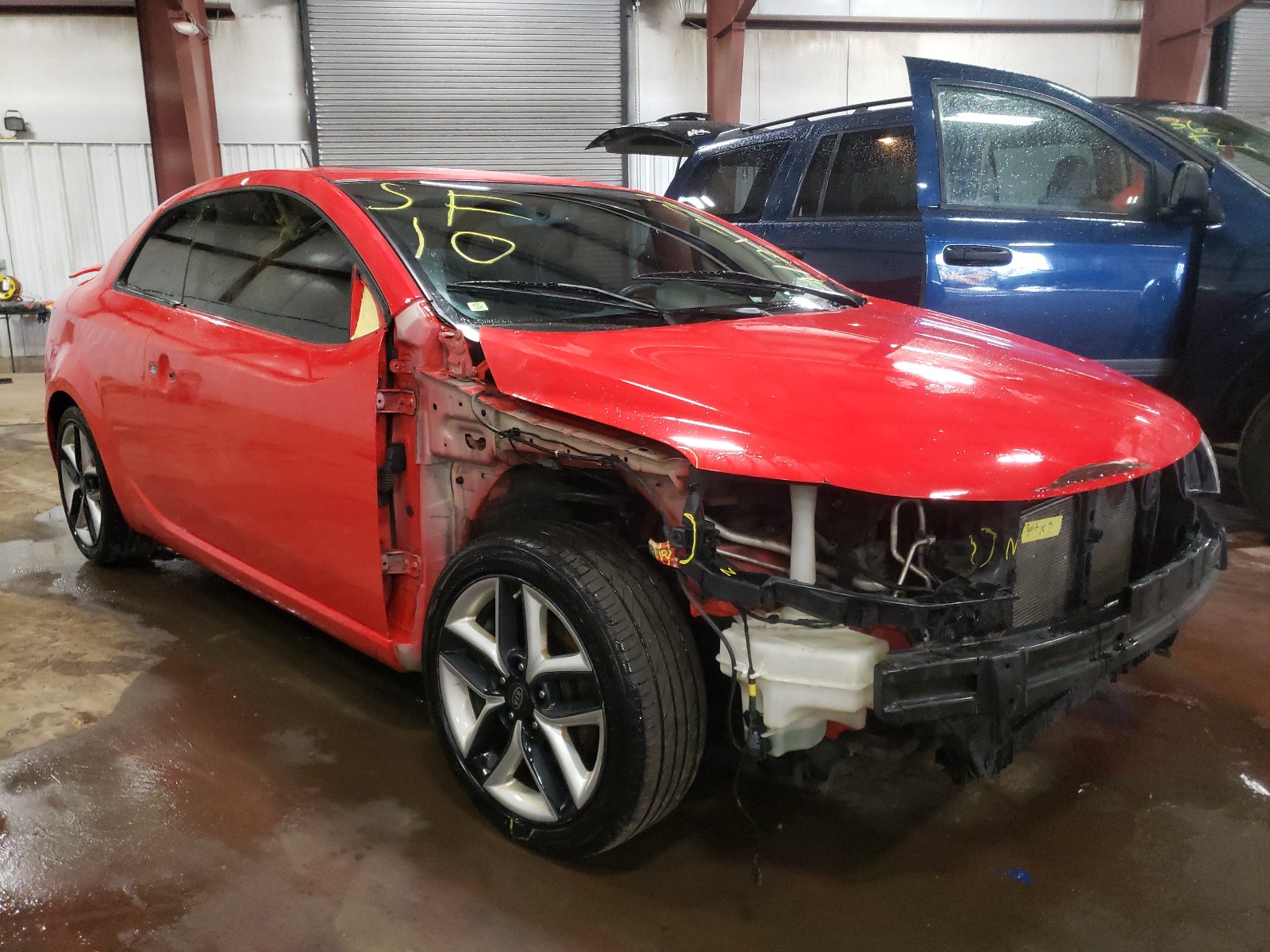 KIA FORTE SX 2010 with VIN KNAFW6A37A5158891 - Photo from auction