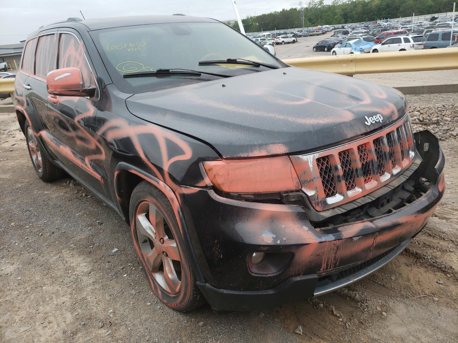 JEEP GRAND CHER 2011 with VIN 1J4RR6GT3BC607652 - Photo from auction