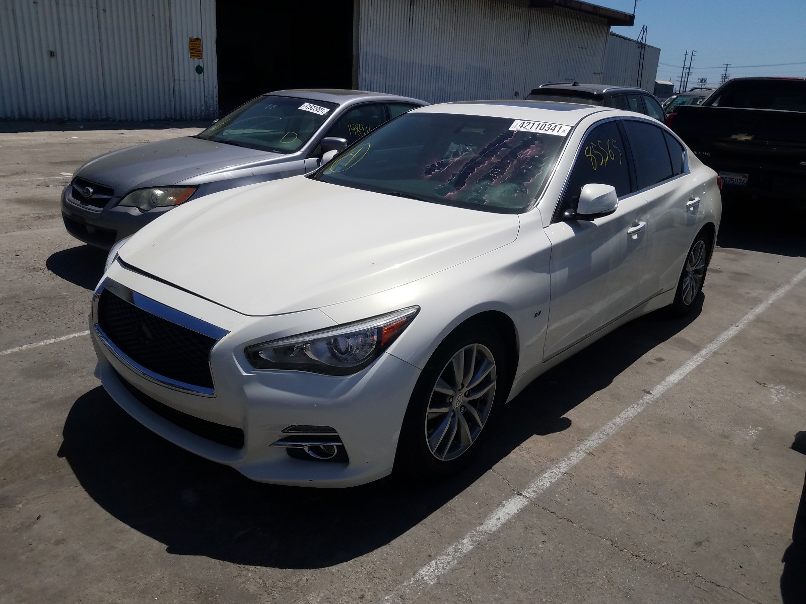 Photo 2 from auction – 2015 INFINITI Q50 BASE with VIN JN1BV7AP6FM353698