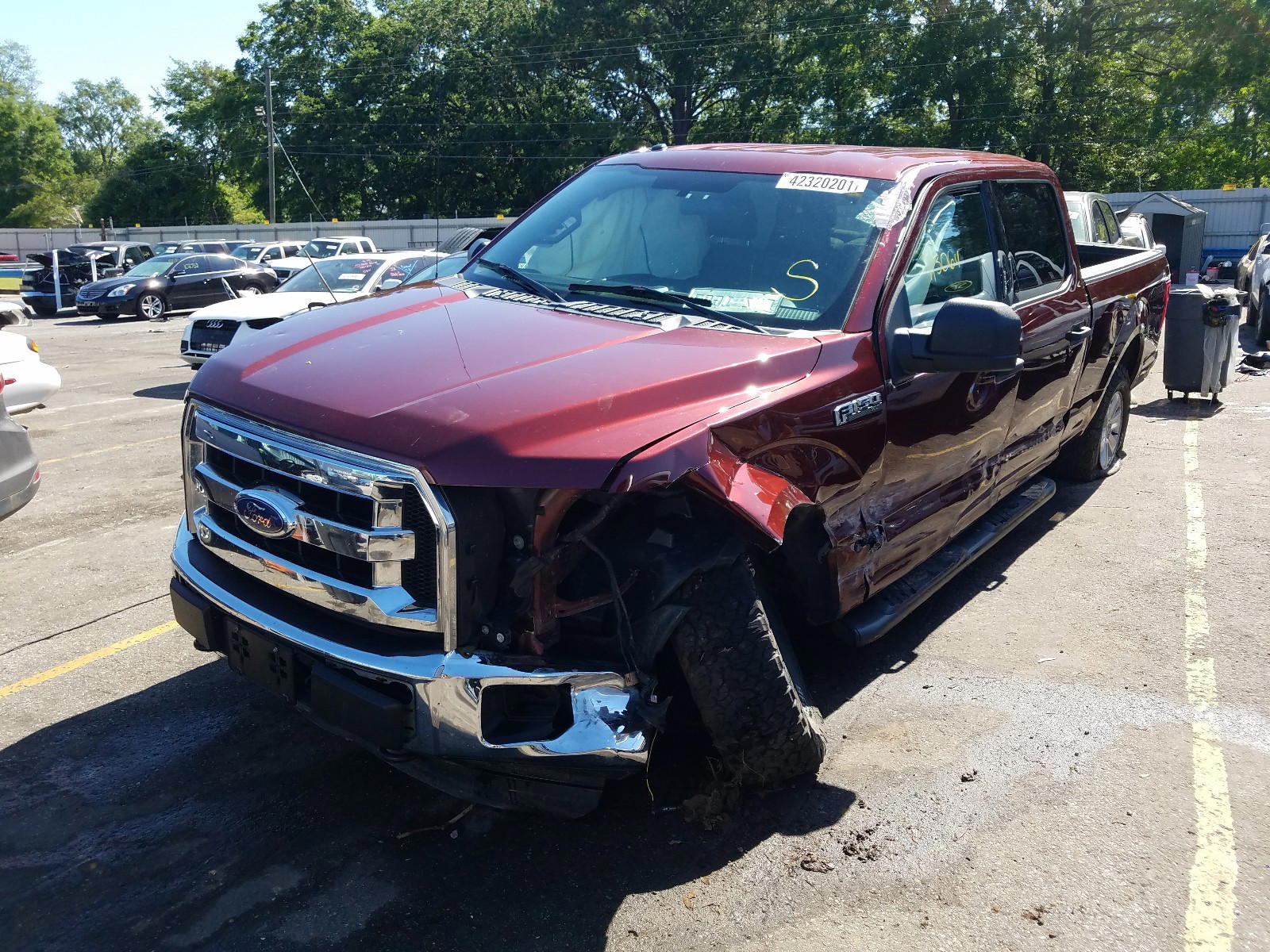 Photo 2 from auction – 2015 FORD F150 SUPER with VIN 1FTFW1EF2FFA92746