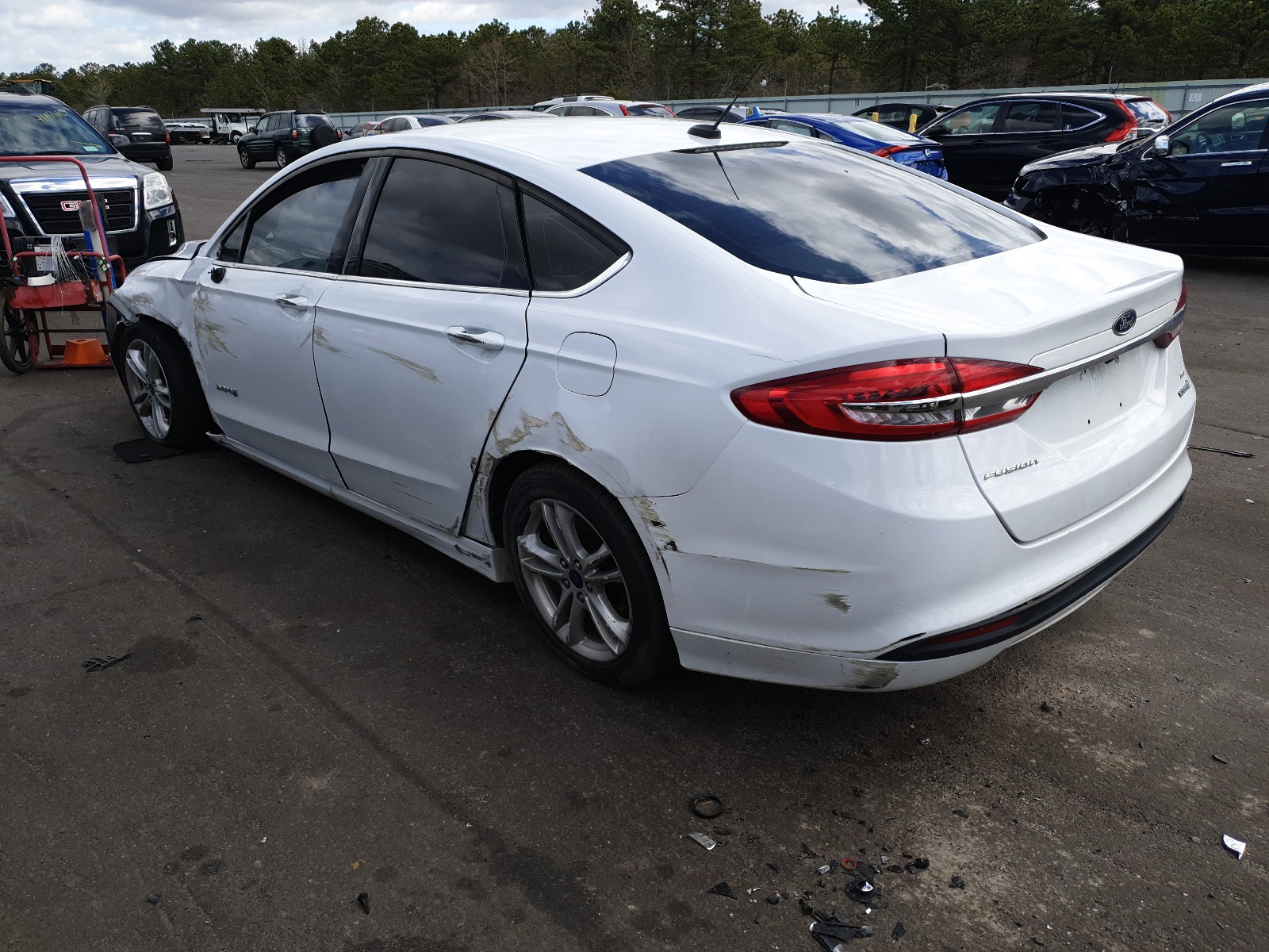 Photo 3 from auction – 2018 FORD FUSION SE with VIN 3FA6P0LU4JR141505