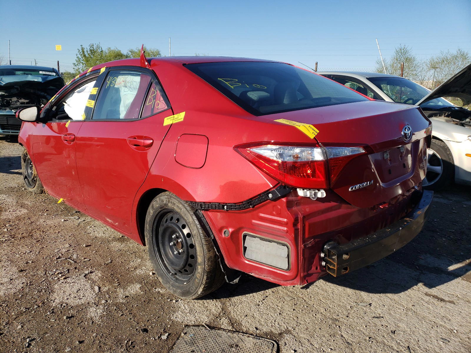 Photo 3 from auction – 2016 TOYOTA COROLLA L with VIN 2T1BURHE6GC615010