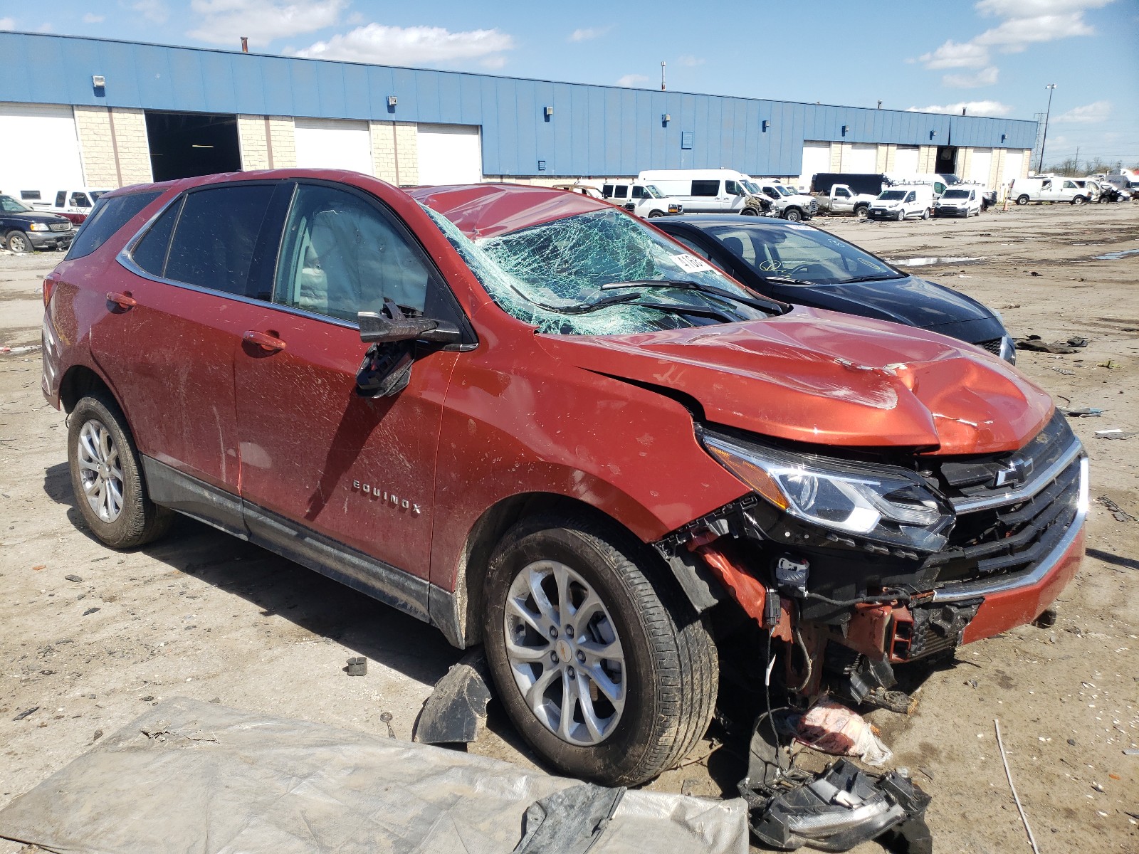 Photo 1 from auction – 2020 CHEVROLET EQUINOX LT with VIN 2GNAXTEV1L6257757