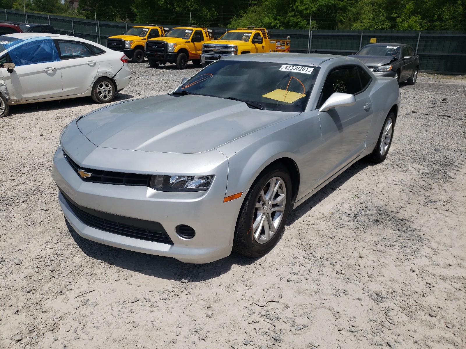 Photo 2 from auction – 2015 CHEVROLET CAMARO LS with VIN 2G1FB1E33F9181177