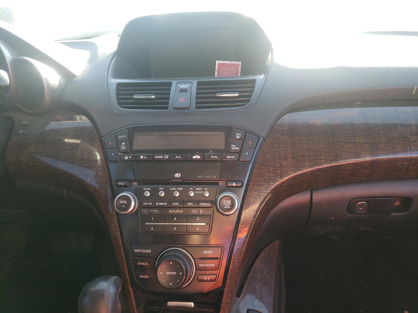 Photo 9 from auction – 2011 ACURA MDX TECHNO with VIN 2HNYD2H67BH503237