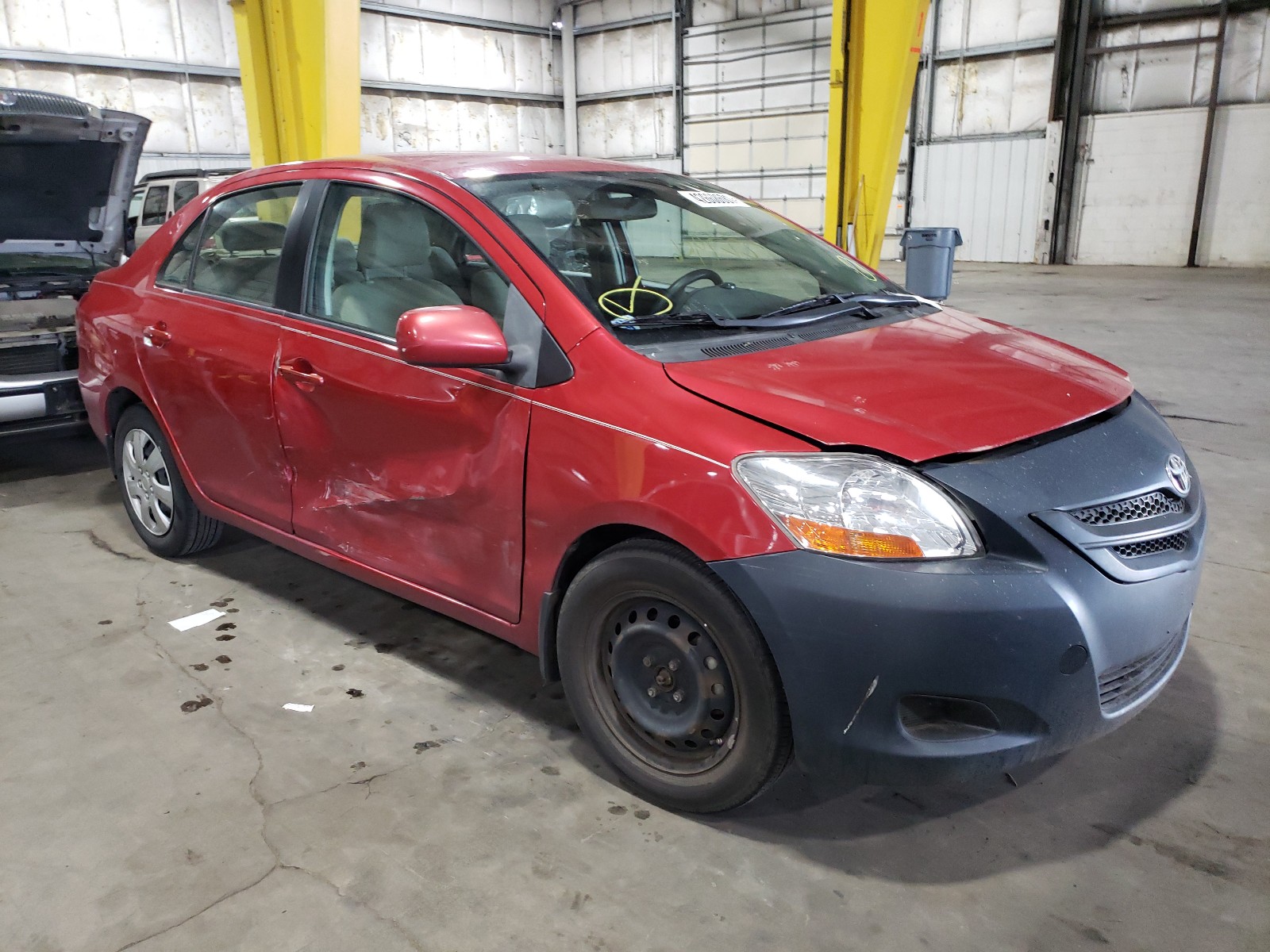 TOYOTA YARIS 2007 with VIN JTDBT923471125616 - Photo from auction