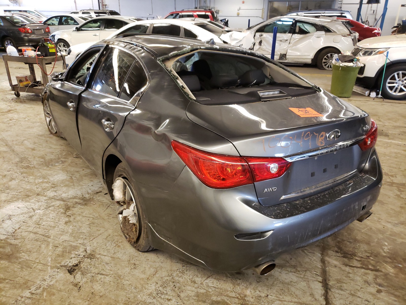 Photo 3 from auction – 2015 INFINITI Q50 BASE with VIN JN1BV7AR0FM415534