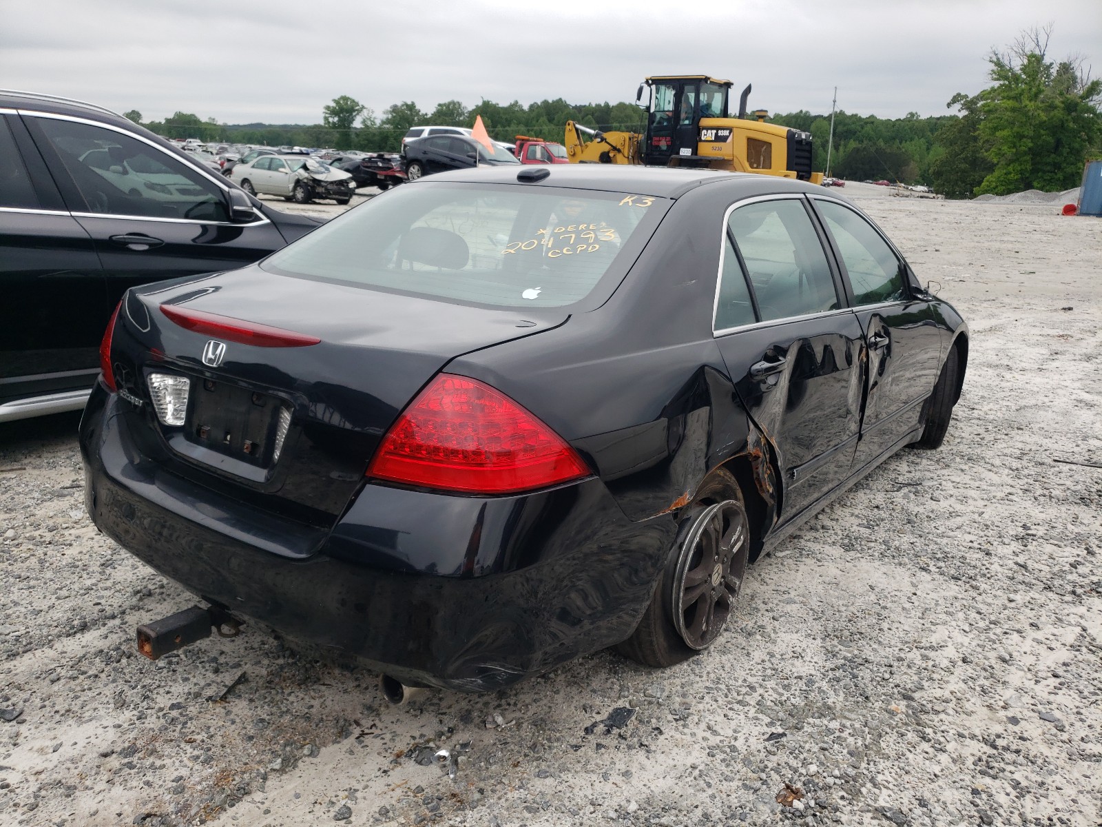 Photo 4 from auction – 2007 HONDA ACCORD EX with VIN 1HGCM56847A063099
